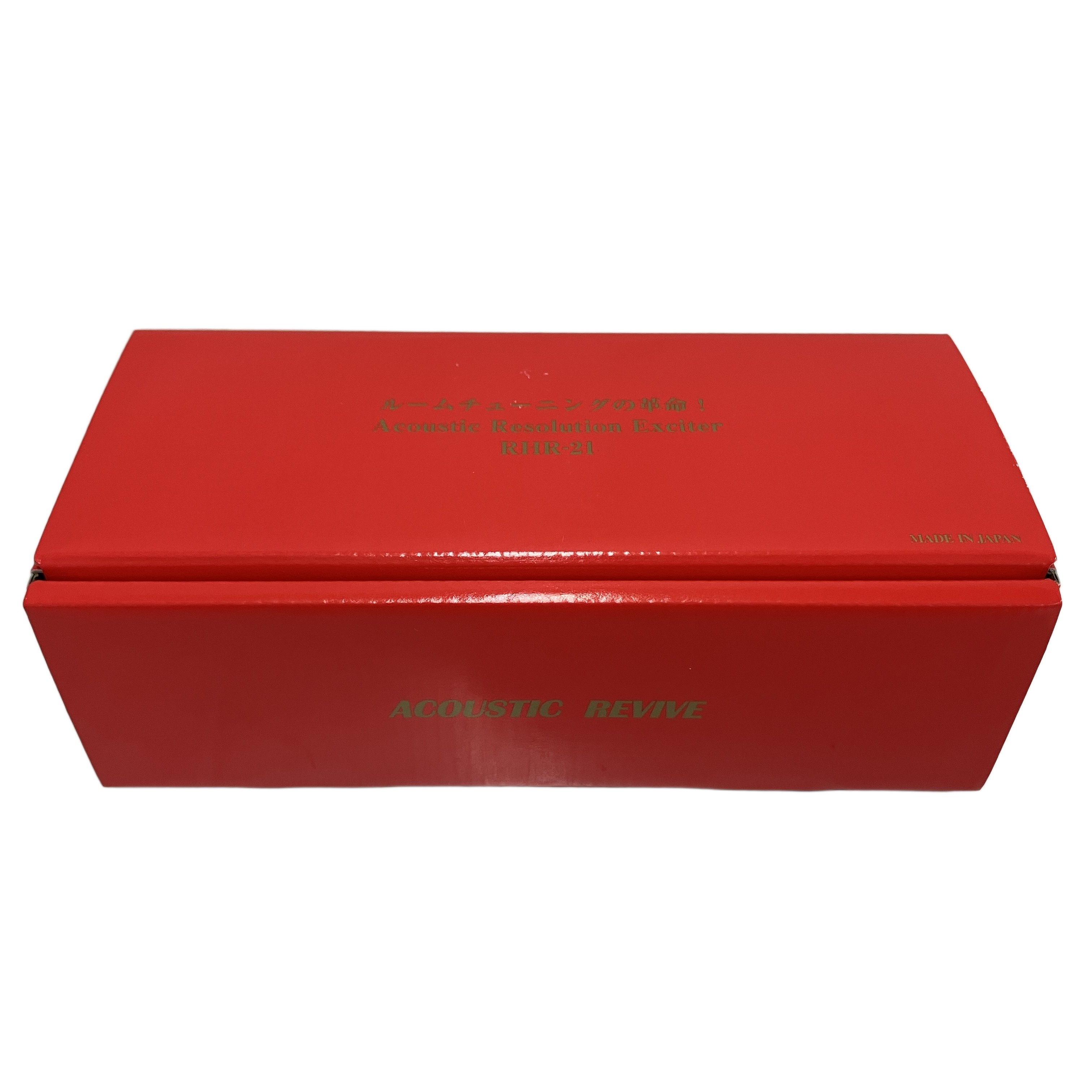 日本のハイエンド・オーディオアクセサリーブランド、ACOUSTIC REVIVE(アコースティックリバイブ)の革新的な調音アイテム「RHR-21」です。