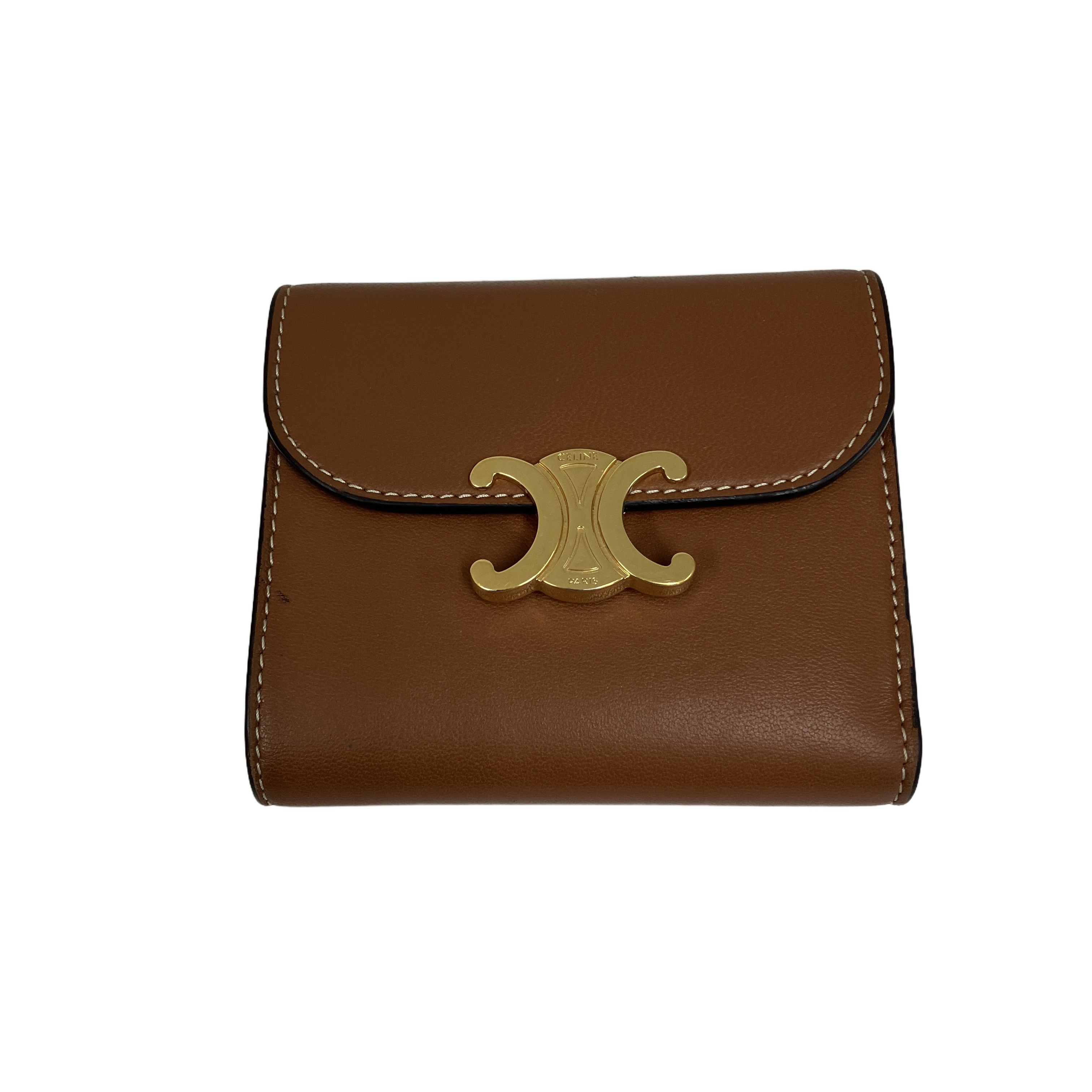 CELINE トリオンフ スモール フラップウォレット