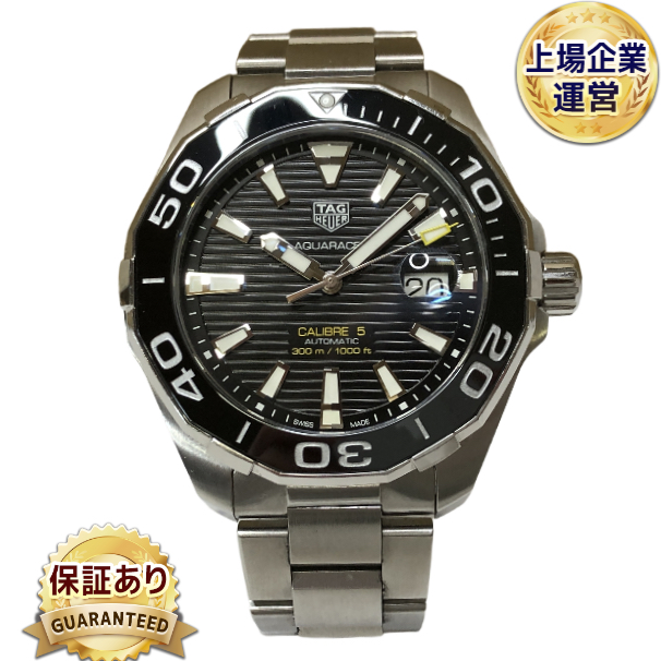 TAG HEUER アクアレーサー WAY201A 腕時計 黒文字盤