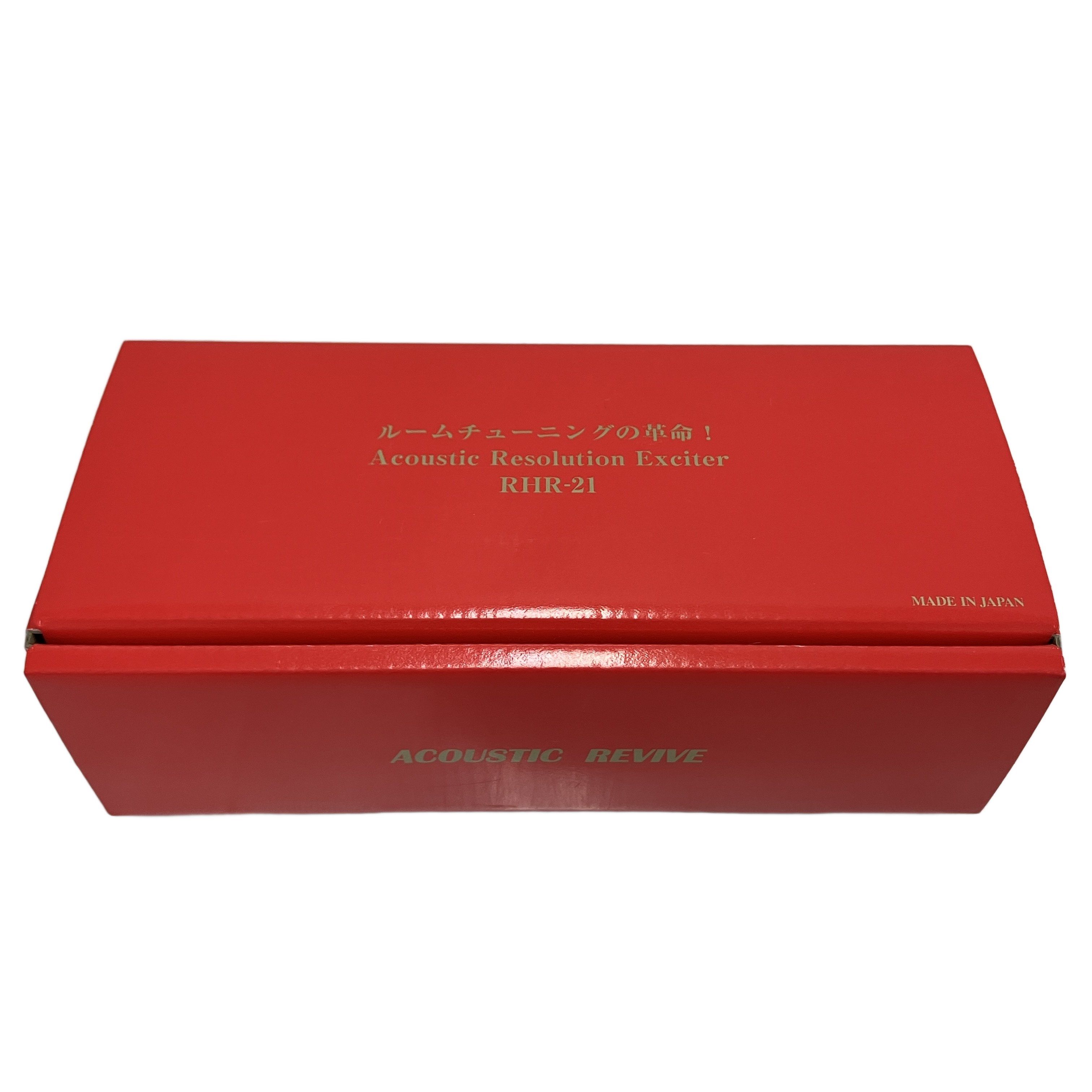 日本のハイエンド・オーディオアクセサリーブランド、ACOUSTIC REVIVE(アコースティックリバイブ)の革新的な調音アイテム「RHR-21」です。