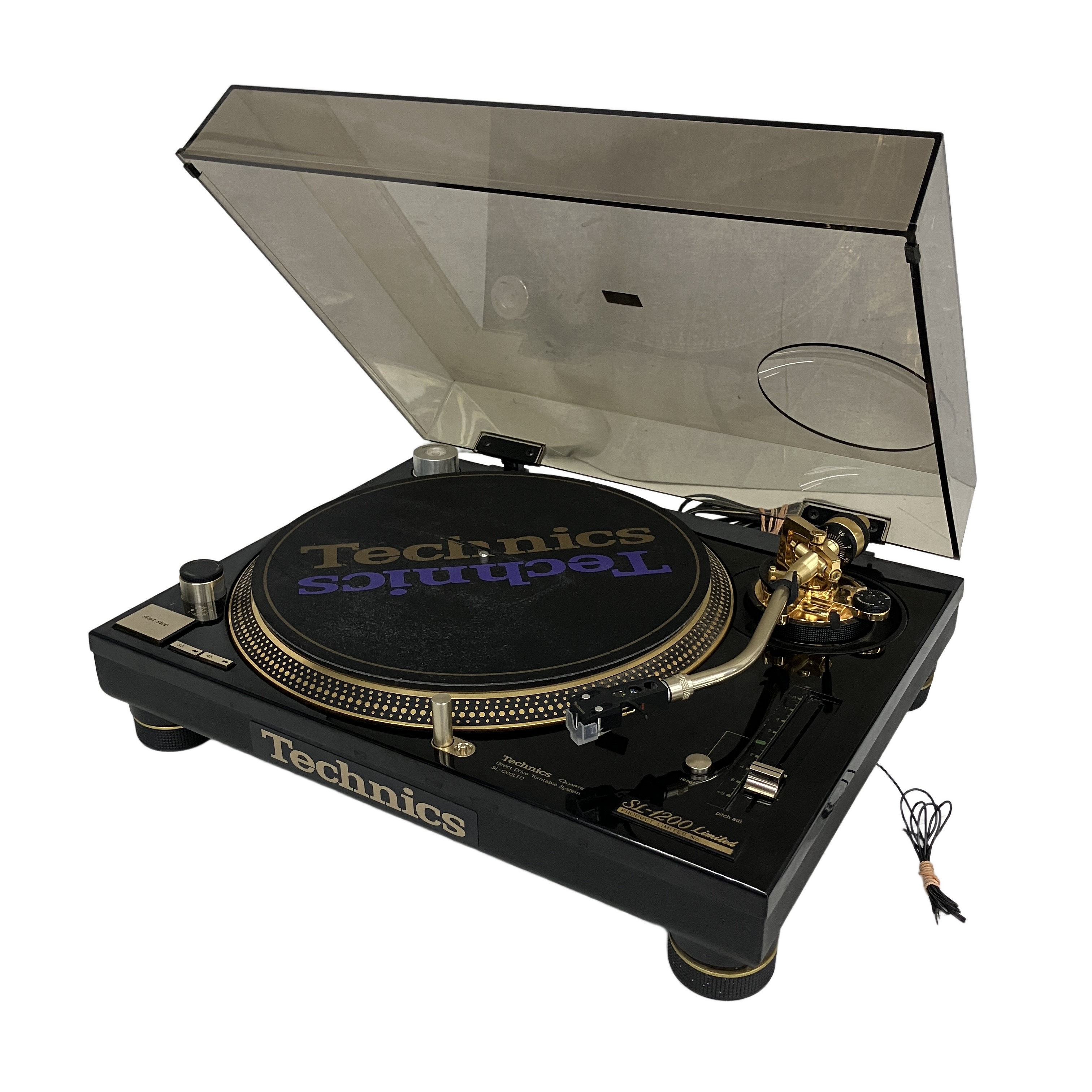 Technics SL-1200LTD | 全世界5,000台限定、24金メッキパーツを纏ったSL-1200シリーズ25周年記念モデル。