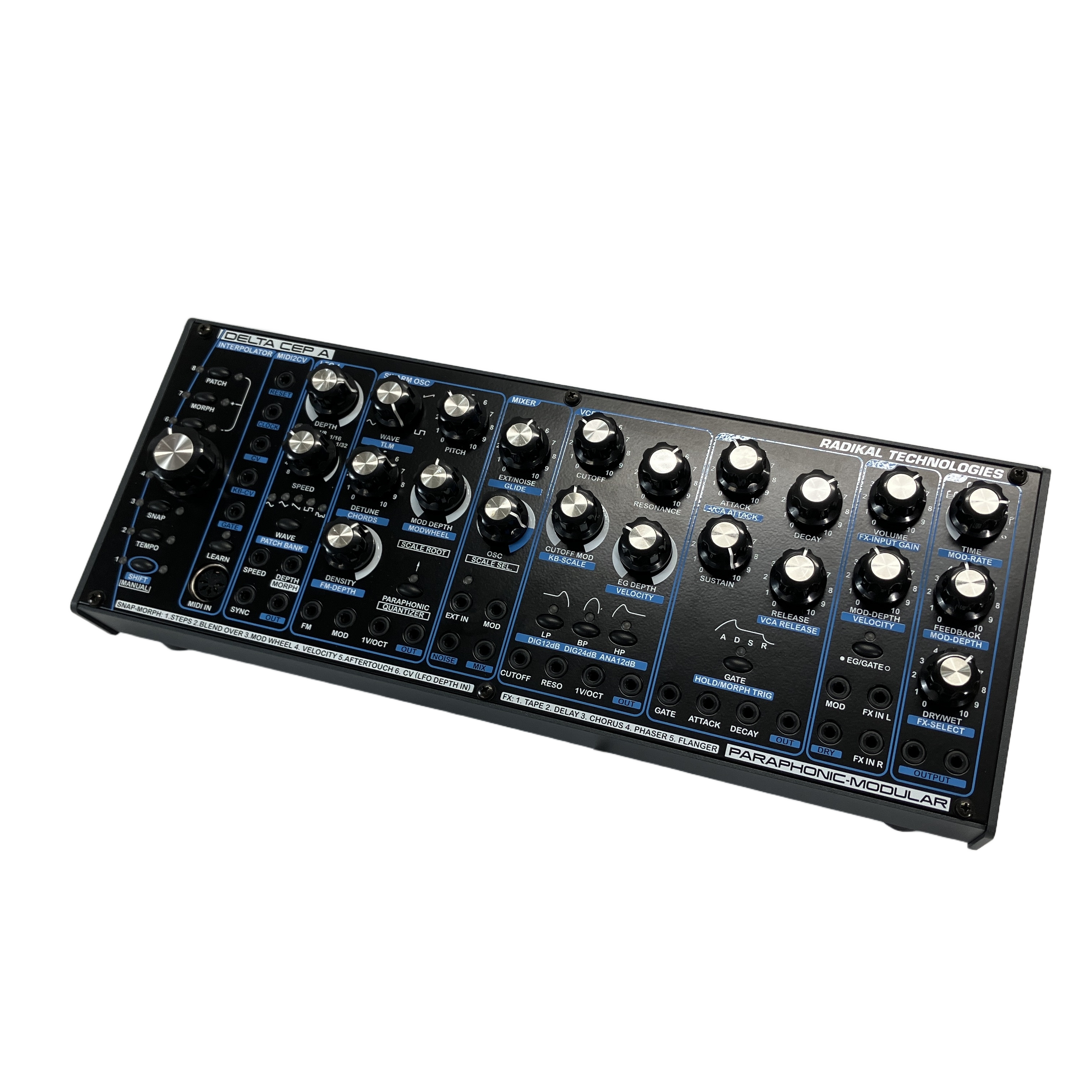 RADIKAL TECHNOLOGIES Delta CEP A セミモジュラー シンセサイザー