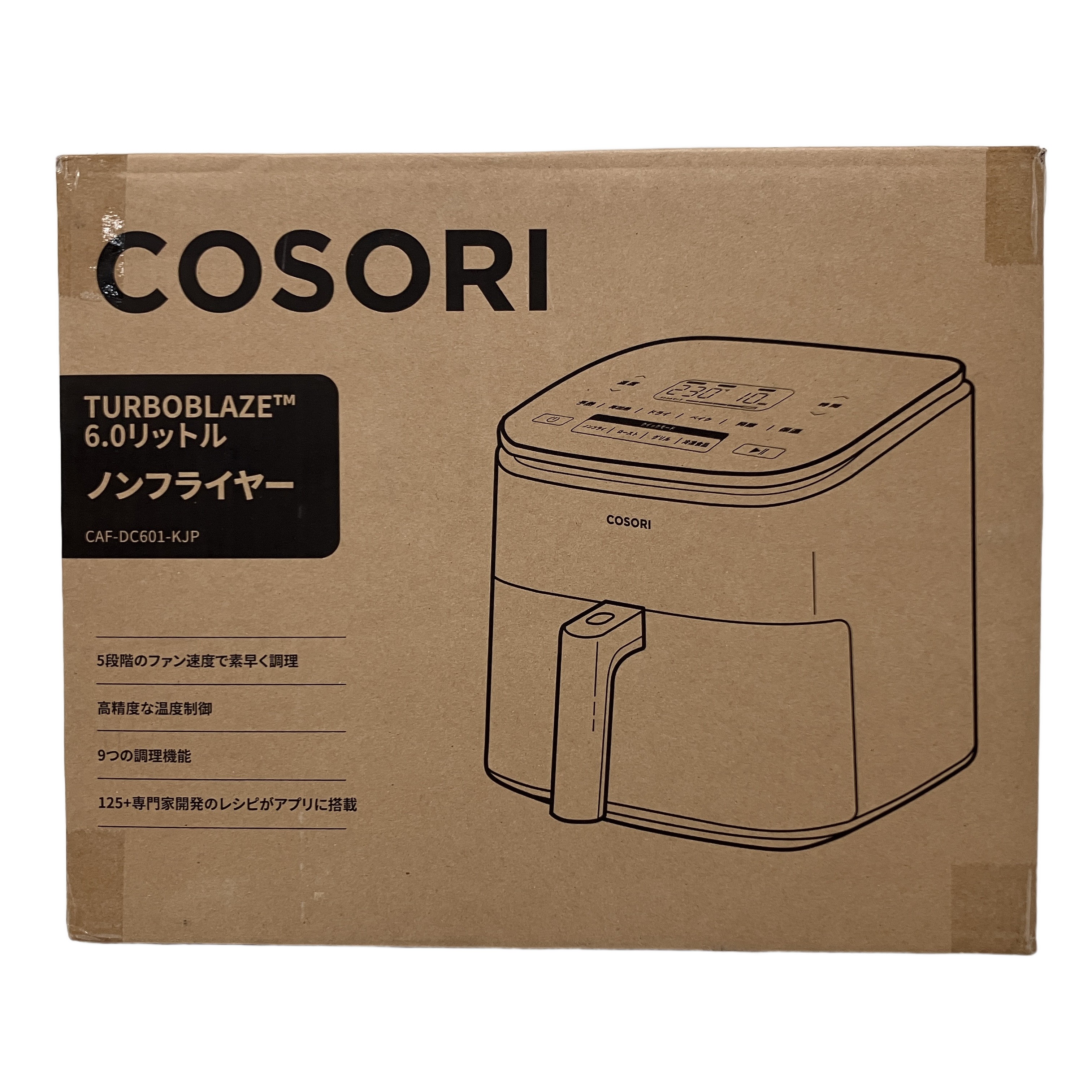 COSORI CAF-DC601-KJPR ノンフライヤー 6.0L