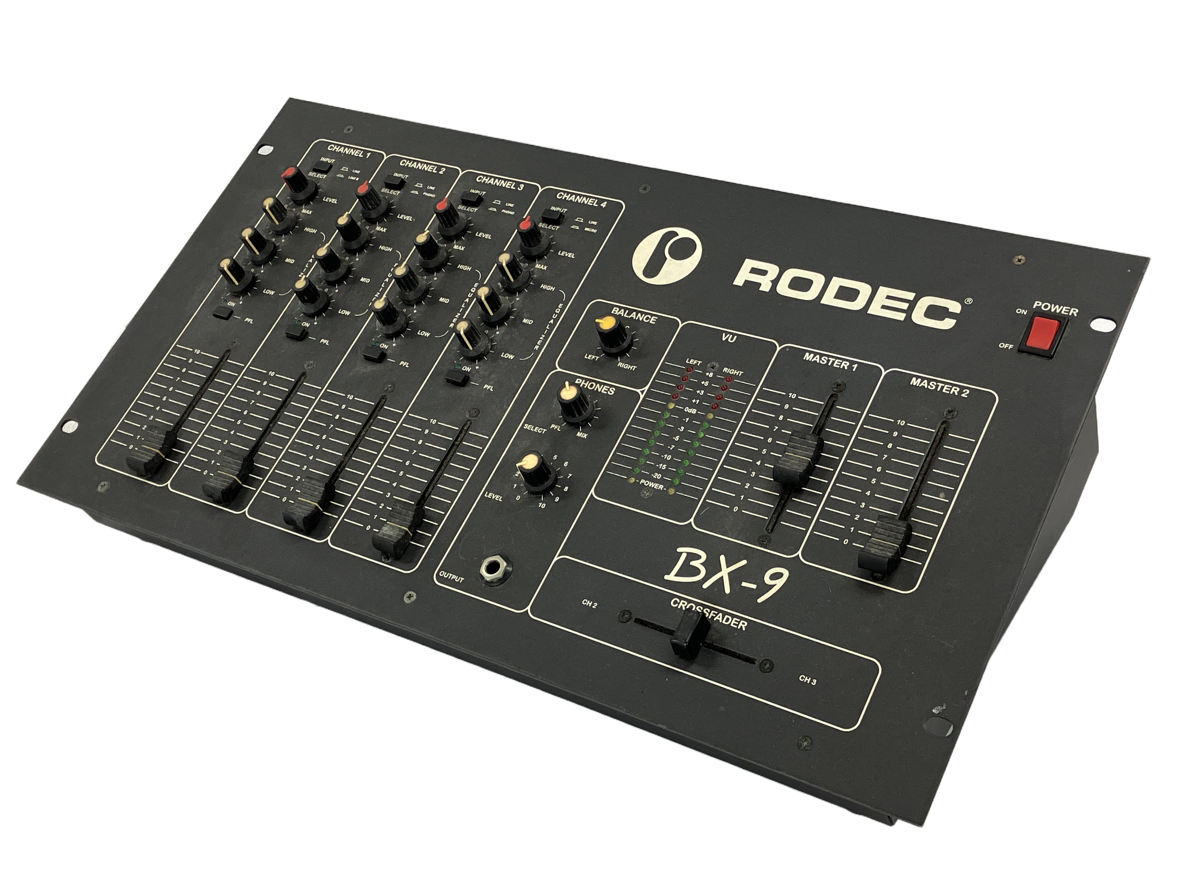 RODEC BX-9 DJミキサー 4チャンネル