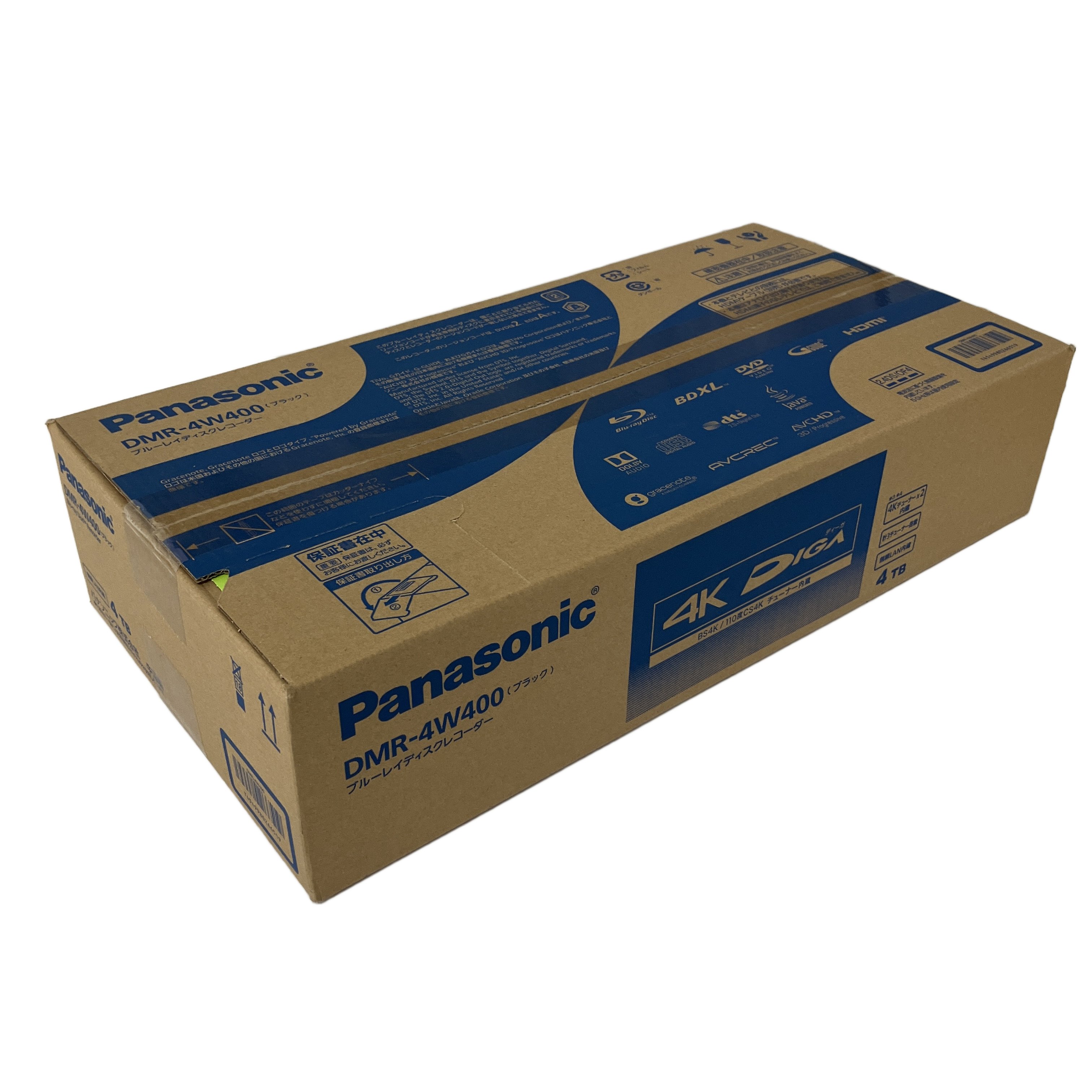 PANASONIC DMR-4W400 ブルーレイレコーダー