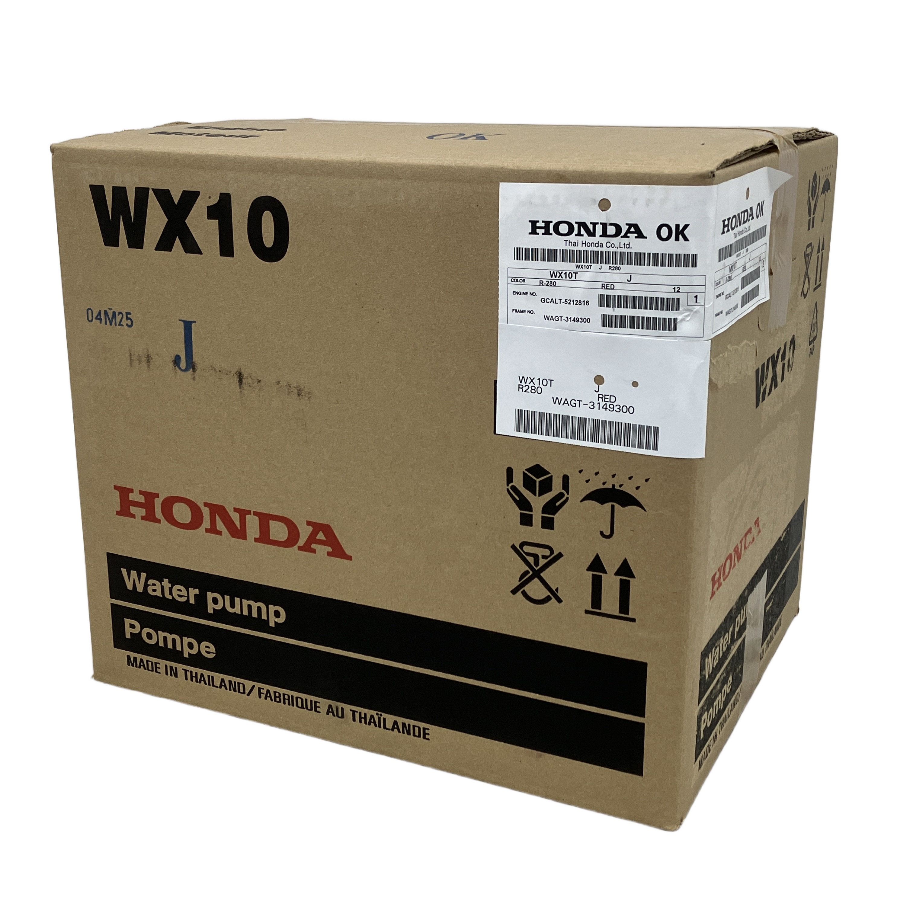 HONDA WX10T エンジンポンプ