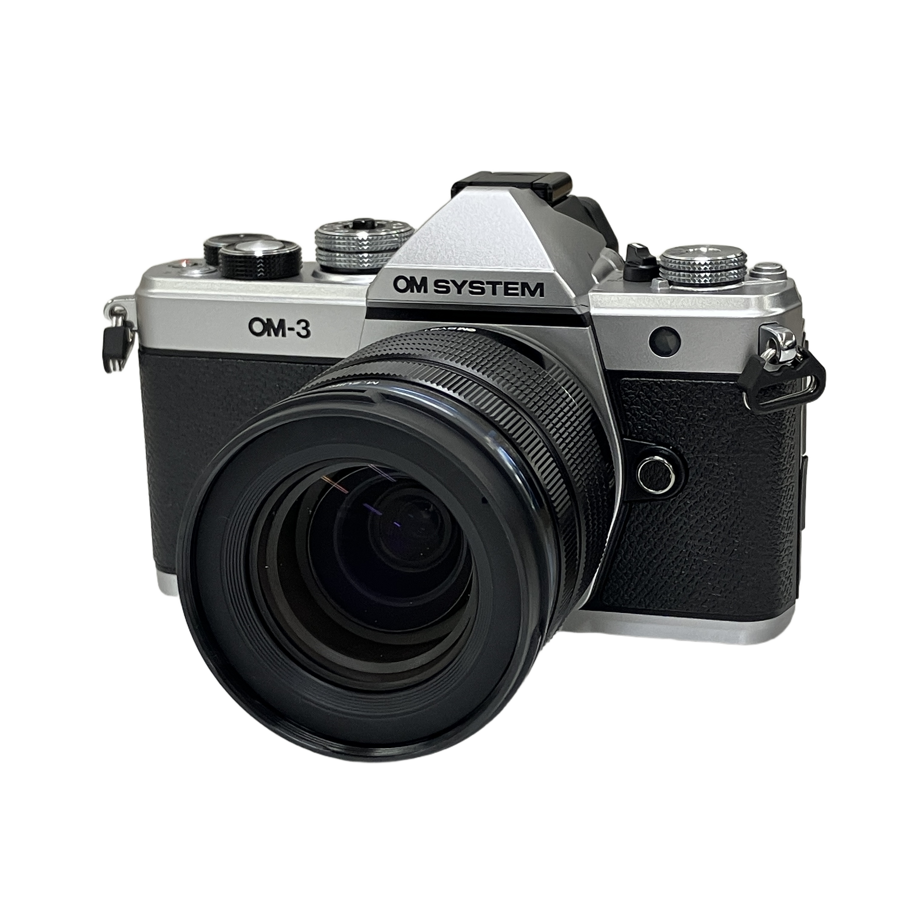OLYMPUS OM-3 M.ZUIKO ED 12-45mm F4.0 PRO レンズキット シルバー ― 上質なデザインと高い機動力を備えたミラーレス一眼