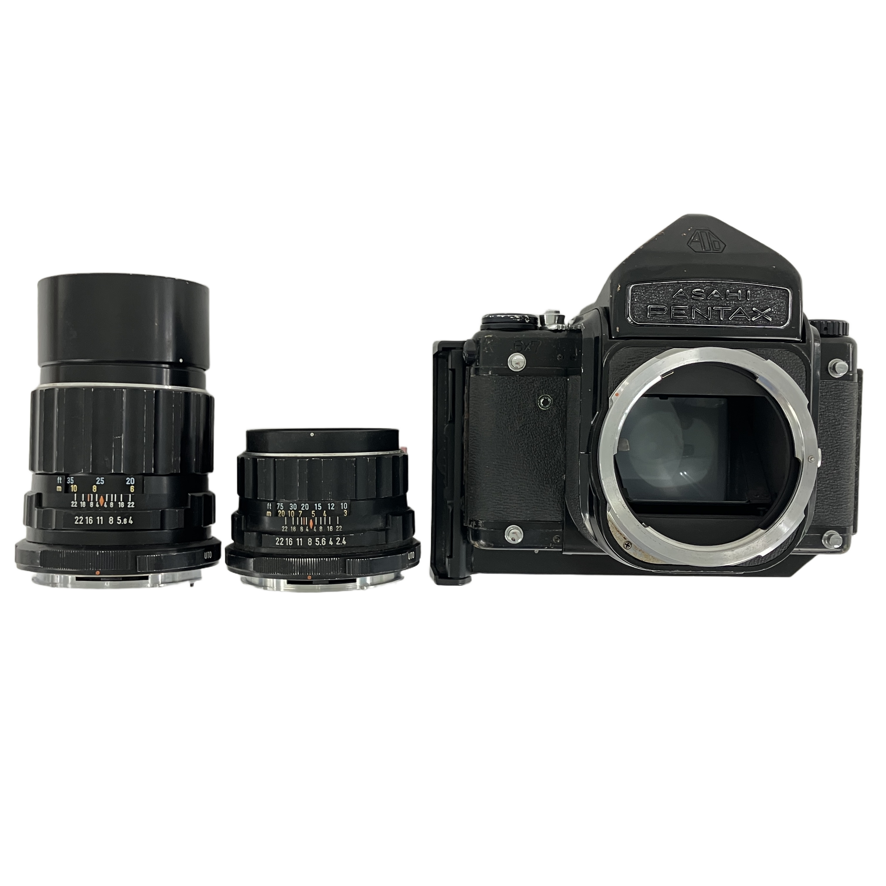 ★PENTAX 6×7 + 105mm F2.4 / 200mm F4 セット 伝説の中判一眼レフ★