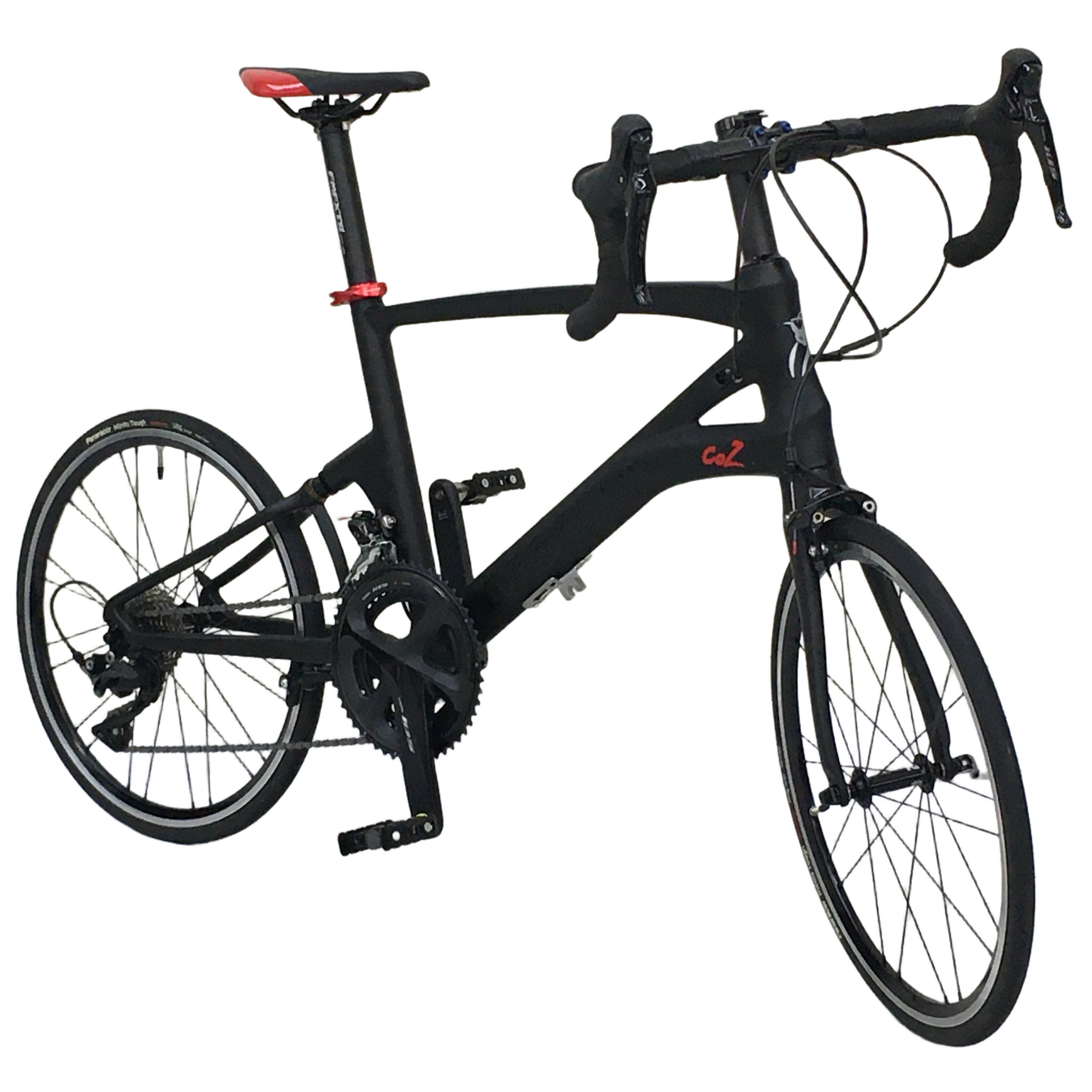 CARACLE-COZ RB | カーボンフレーム×SHIMANO 105搭載、ロードバイクを凌駕する走りを実現した超軽量折りたたみ機。