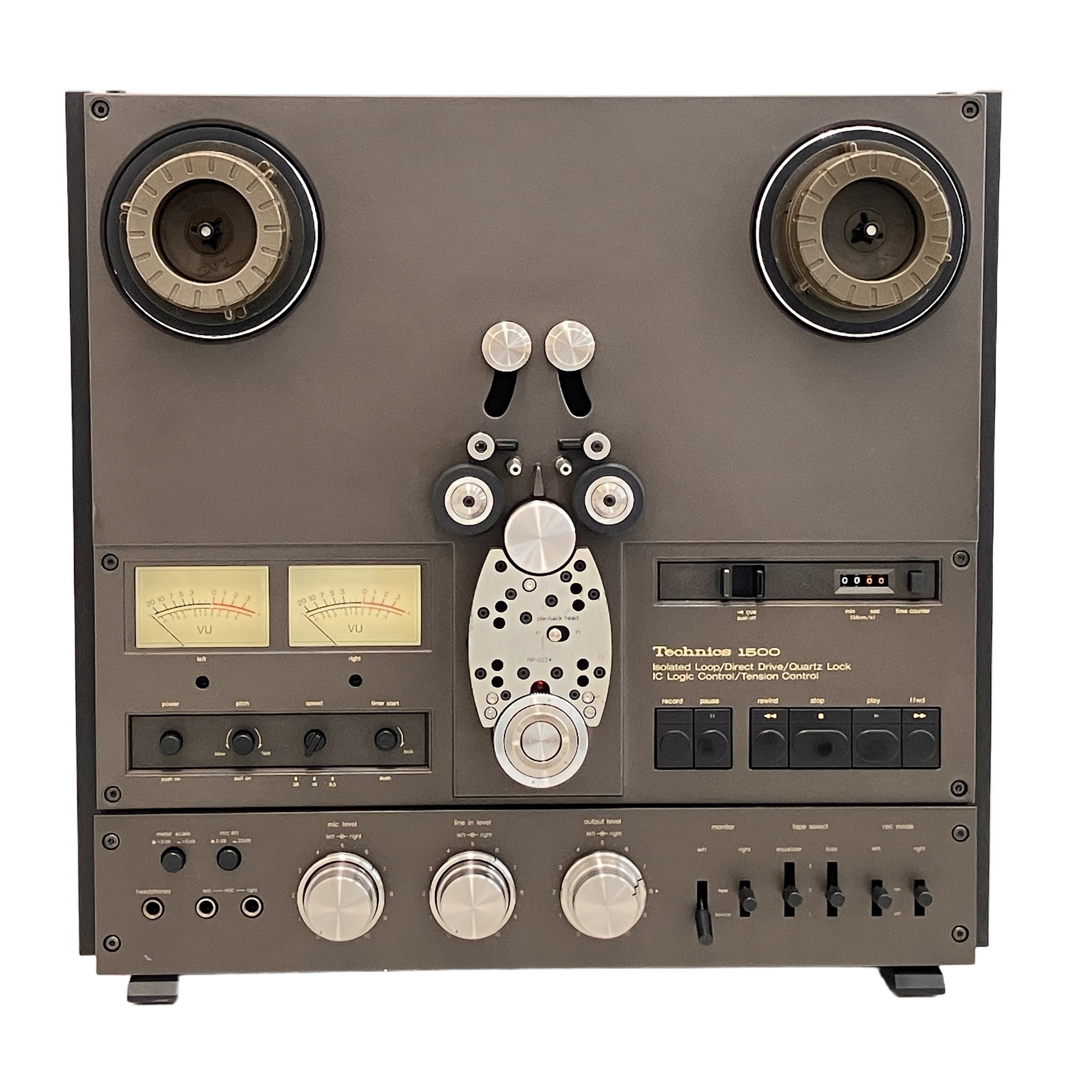 Technics RS-1500U | 独自の「クォーツロック・D.D.モーター」を搭載した、テクニクスが誇るオープンリールデッキの最高峰。