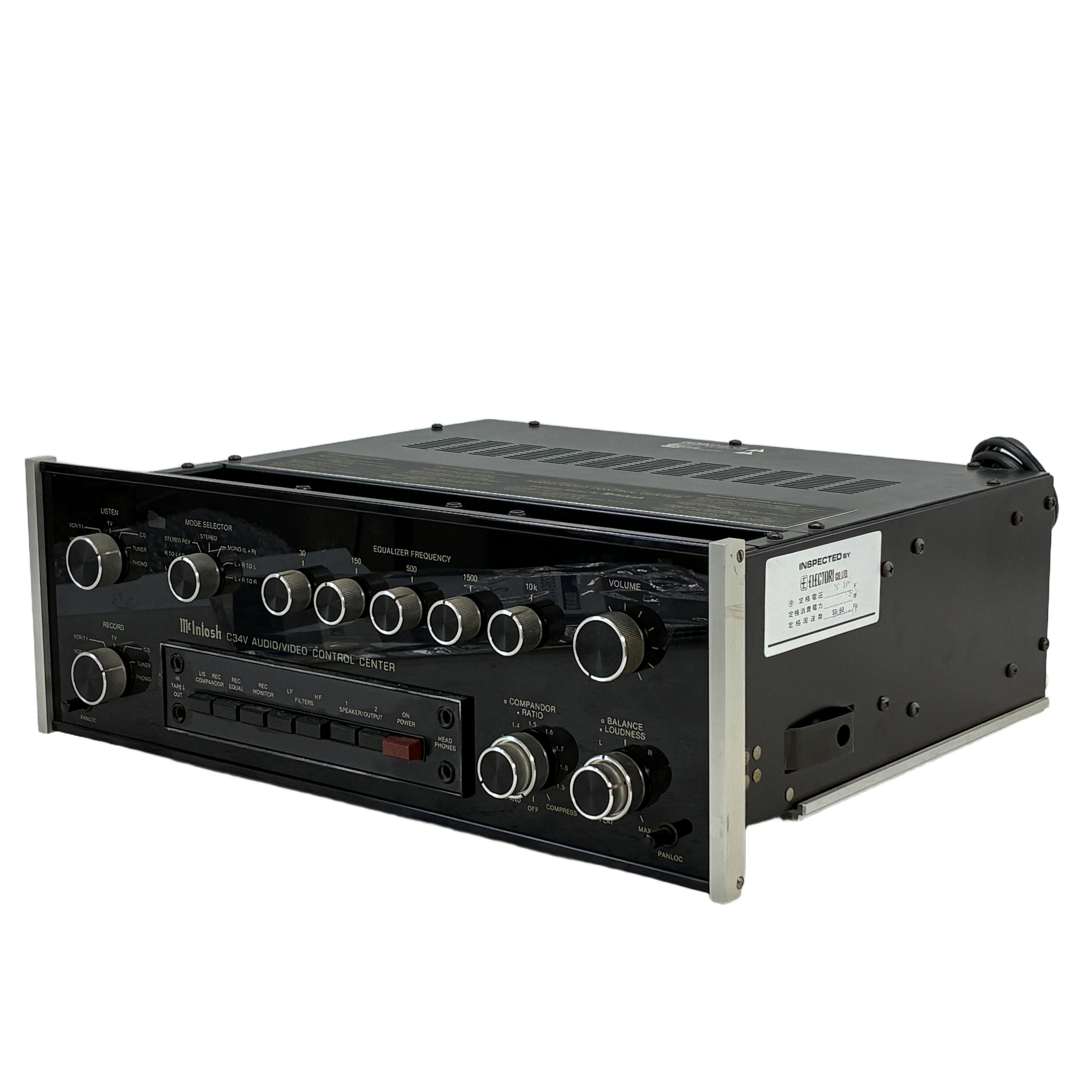 5バンドEQが描く圧倒的な艶と実在感。資産価値抜群の一生ものの名機『McIntosh C34V』入荷 !!