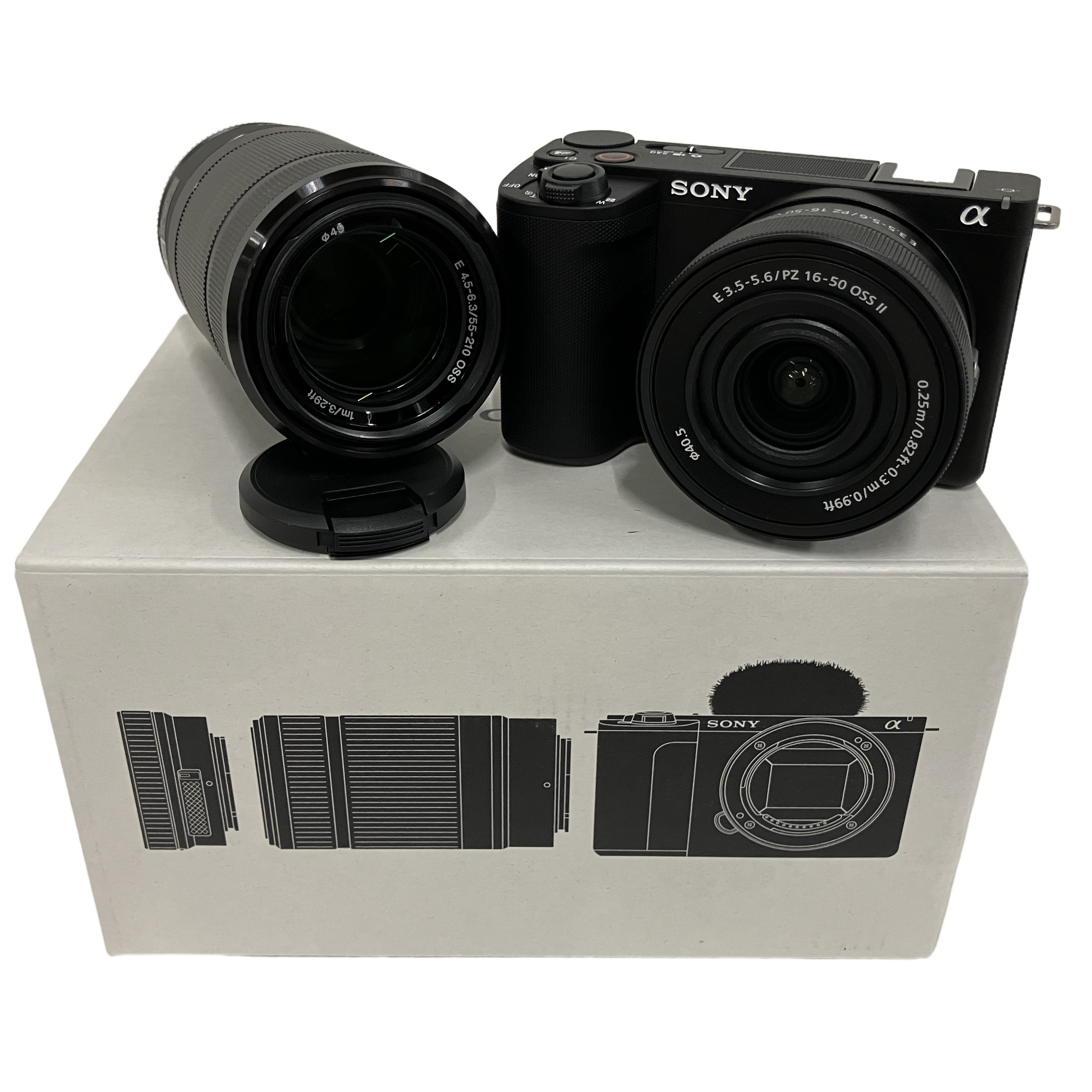 SONY VLOGCAM ZV-E10 II ダブルズームレンズキット (ZV-E10M2X / ブラック):圧倒的な進化を遂げたVlog機。日常から望遠まで、すべての瞬間をシネマティックに描き出す。