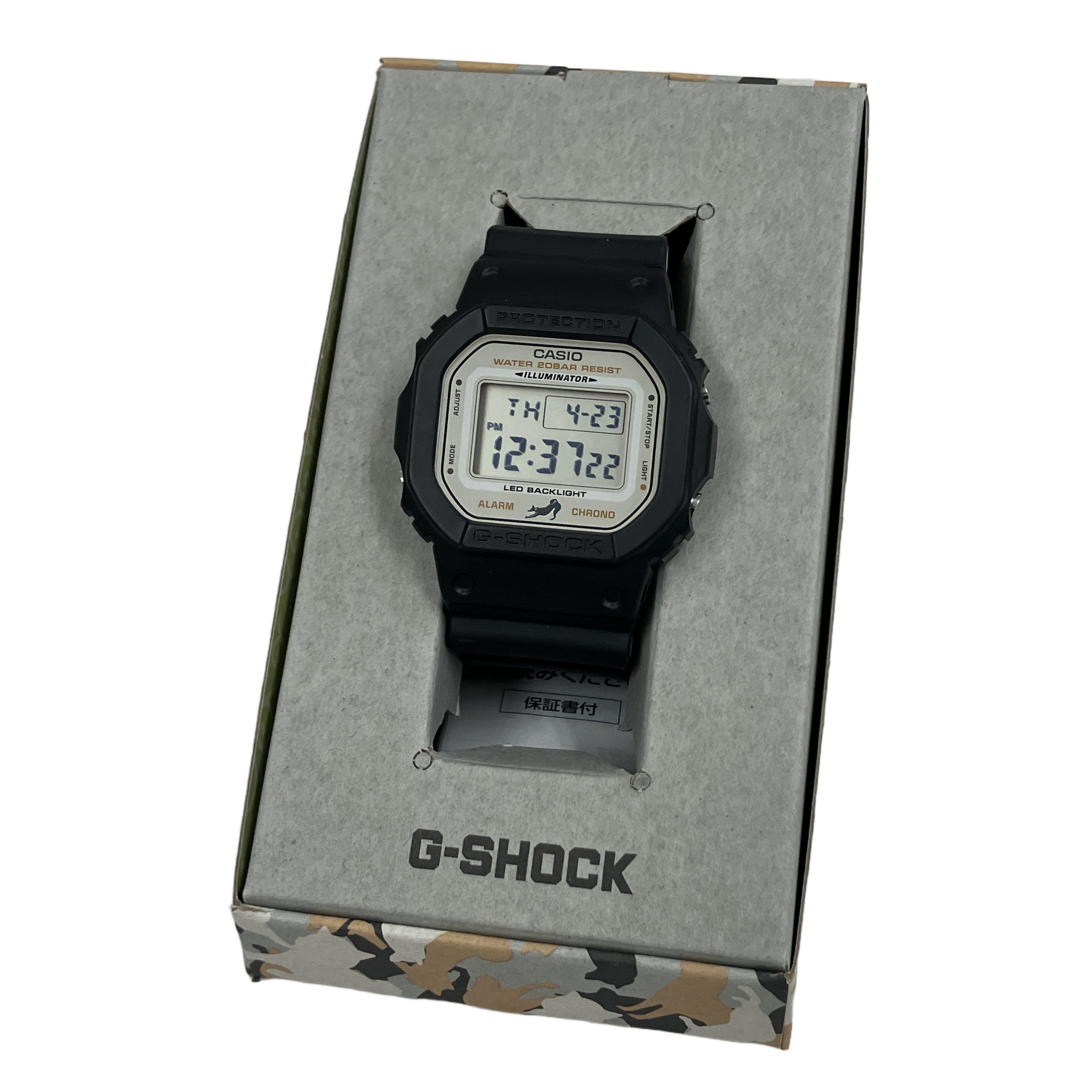CASIO G-SHOCK DW-5600SHB-1 柴犬 腕時計