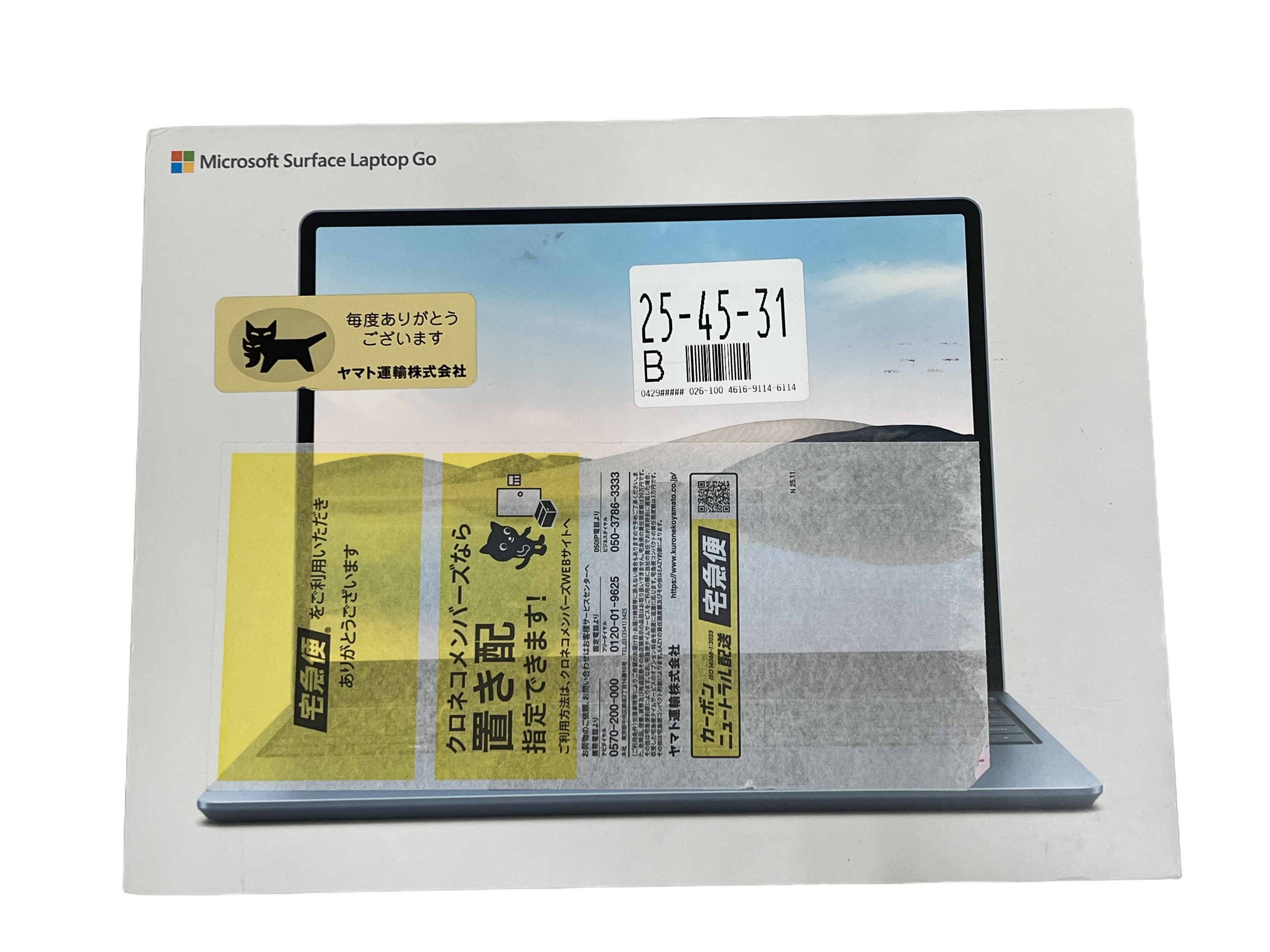 MICROSOFT Surface Laptop Go 12.4型 ノート PC 8GB 256GB