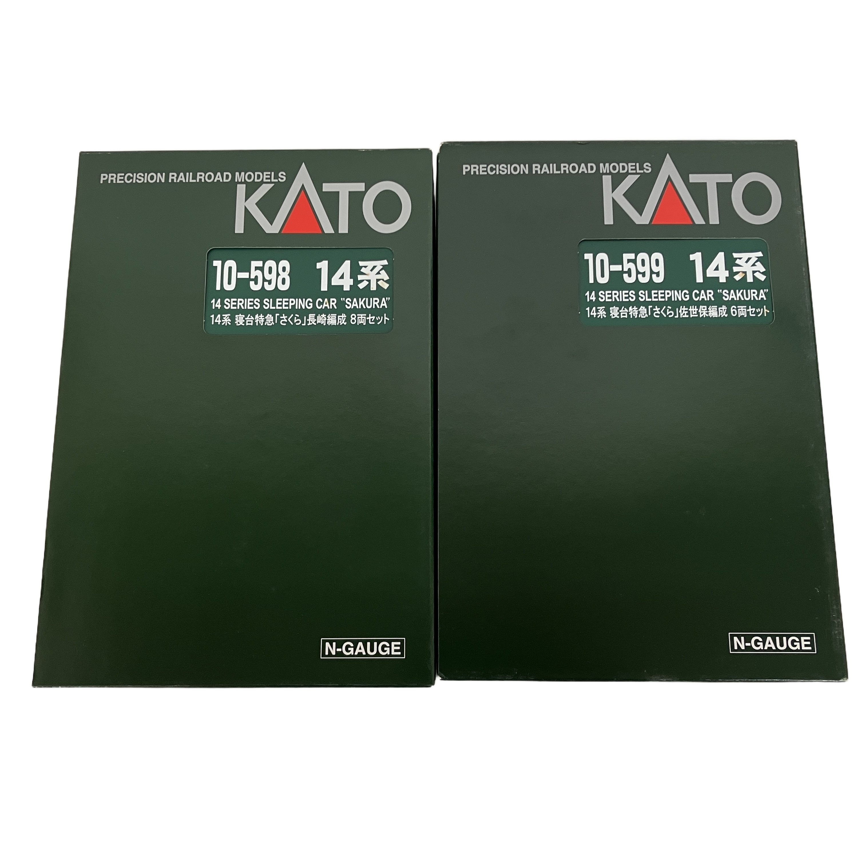 KATO 10-598 10-599 14系 寝台特急さくら 鉄道模型
