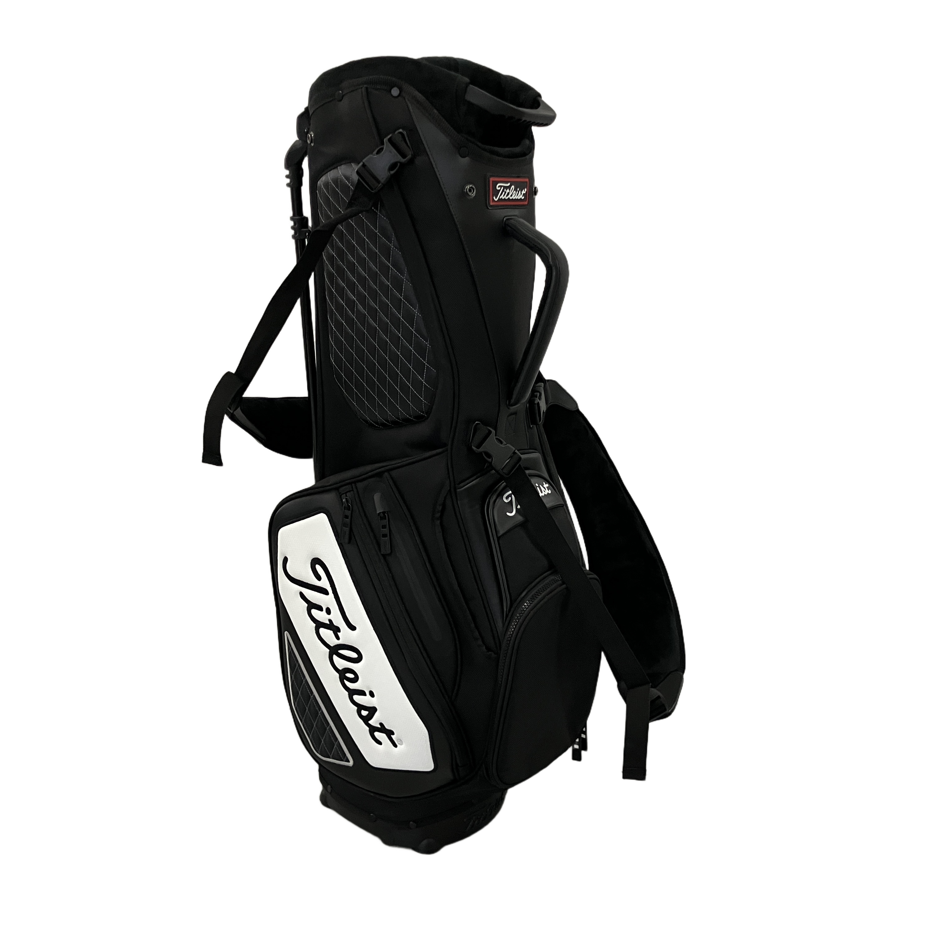 TITLEIST ジェットブラック ミッドサイズ キャディバッグ