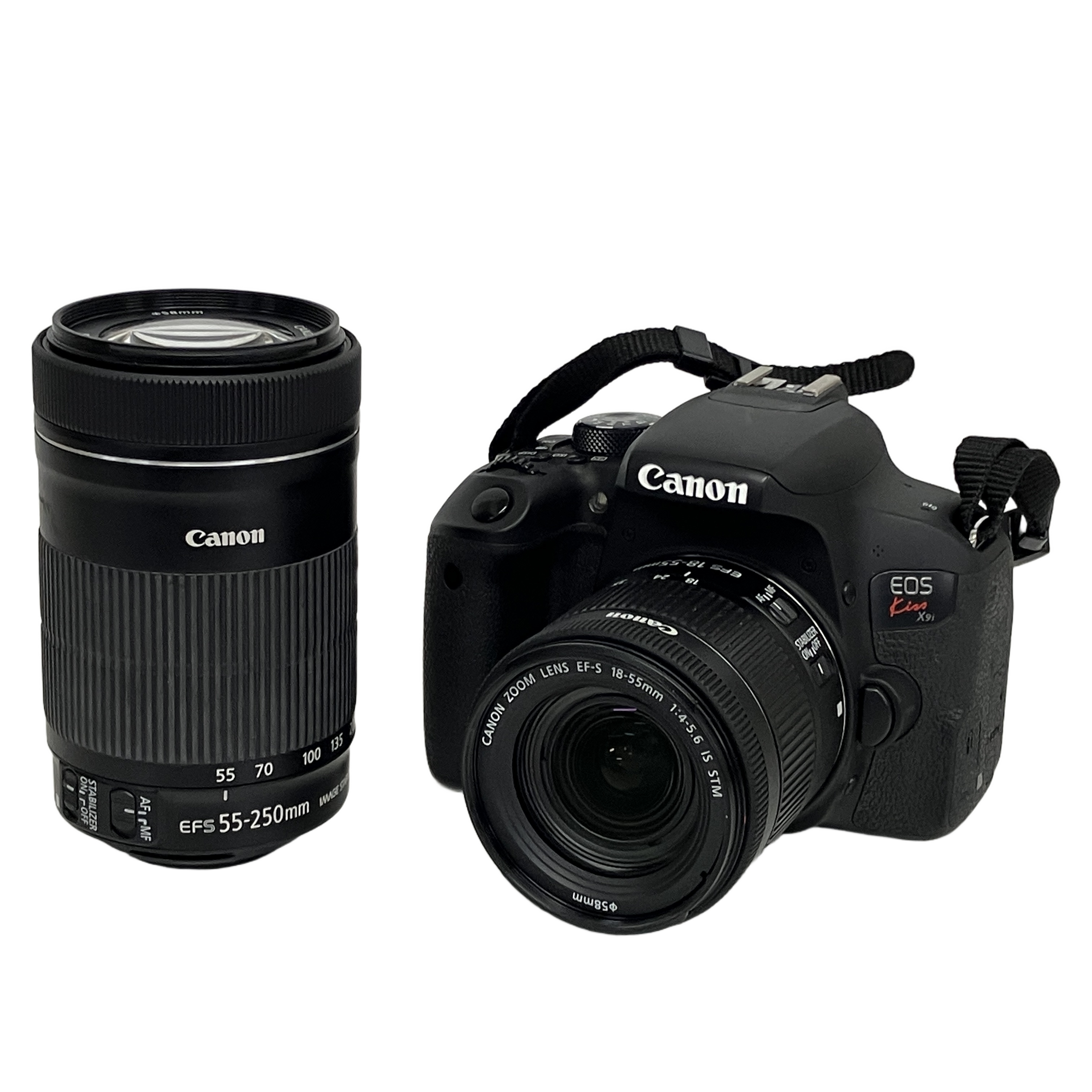 CANON EOS Kiss X9i デジタル一眼レフ 18-55mm/55-250mm