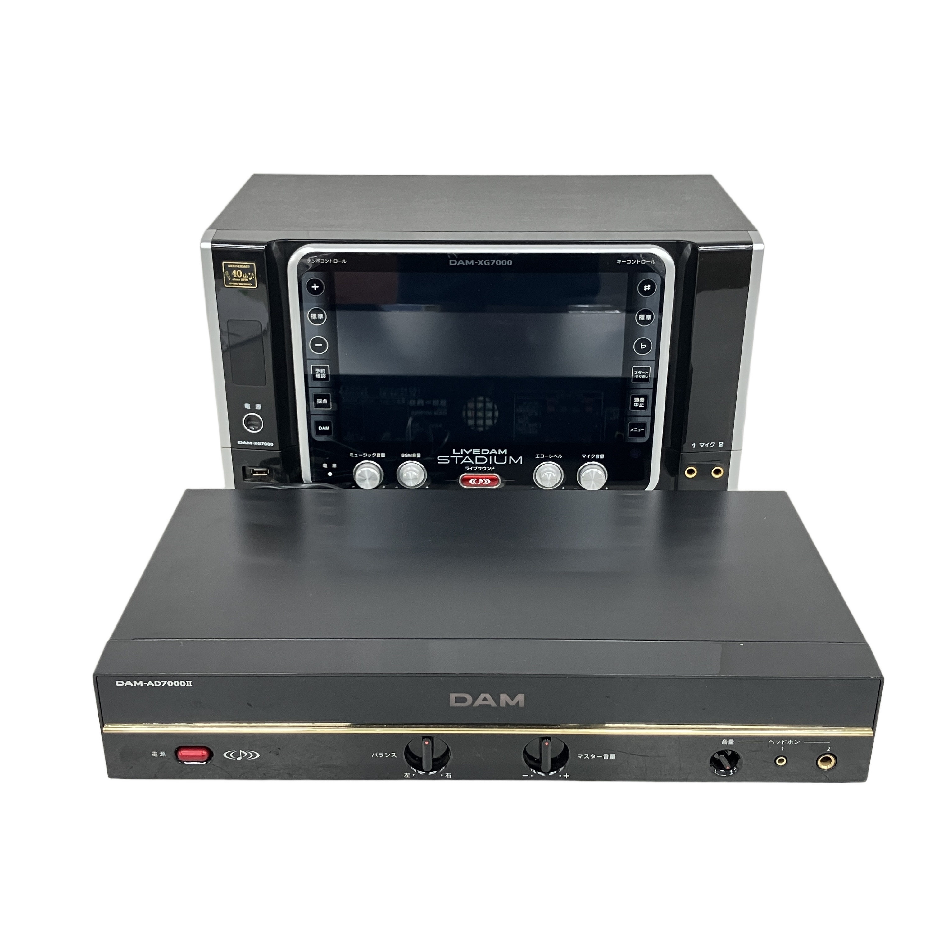 ★第一興商 DAM-XG7000 / AD7000II セット 希少な業務用カラオケ機材のジャンク品★