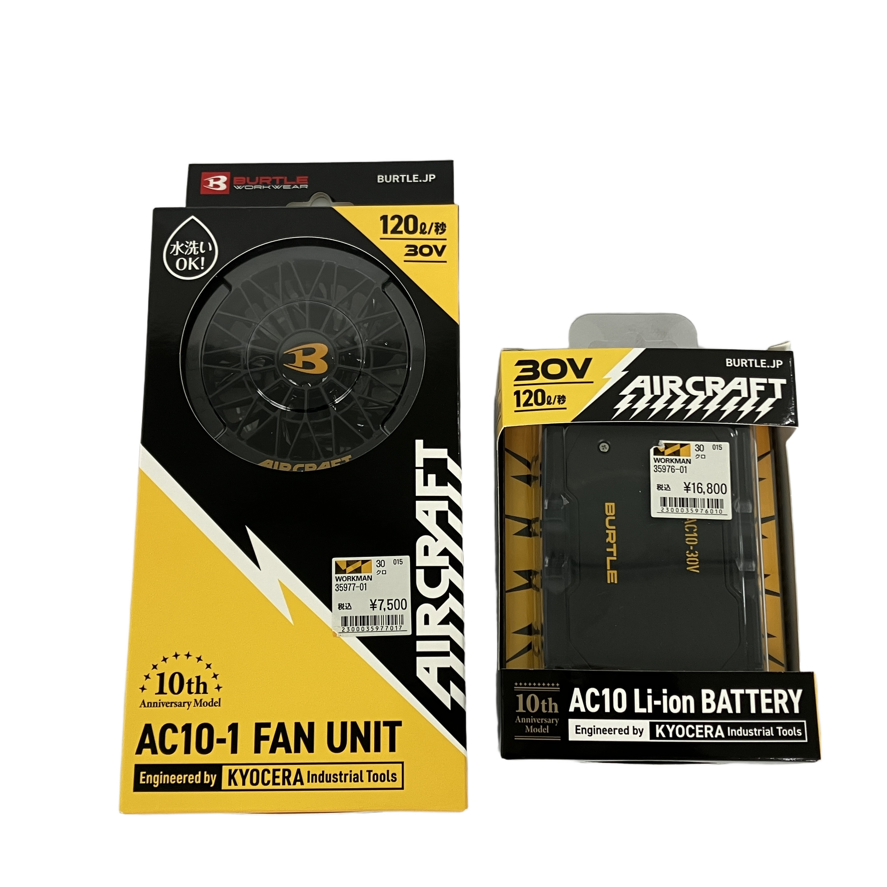 BURTLE AC10 AC10-1 バッテリー FAN ユニット