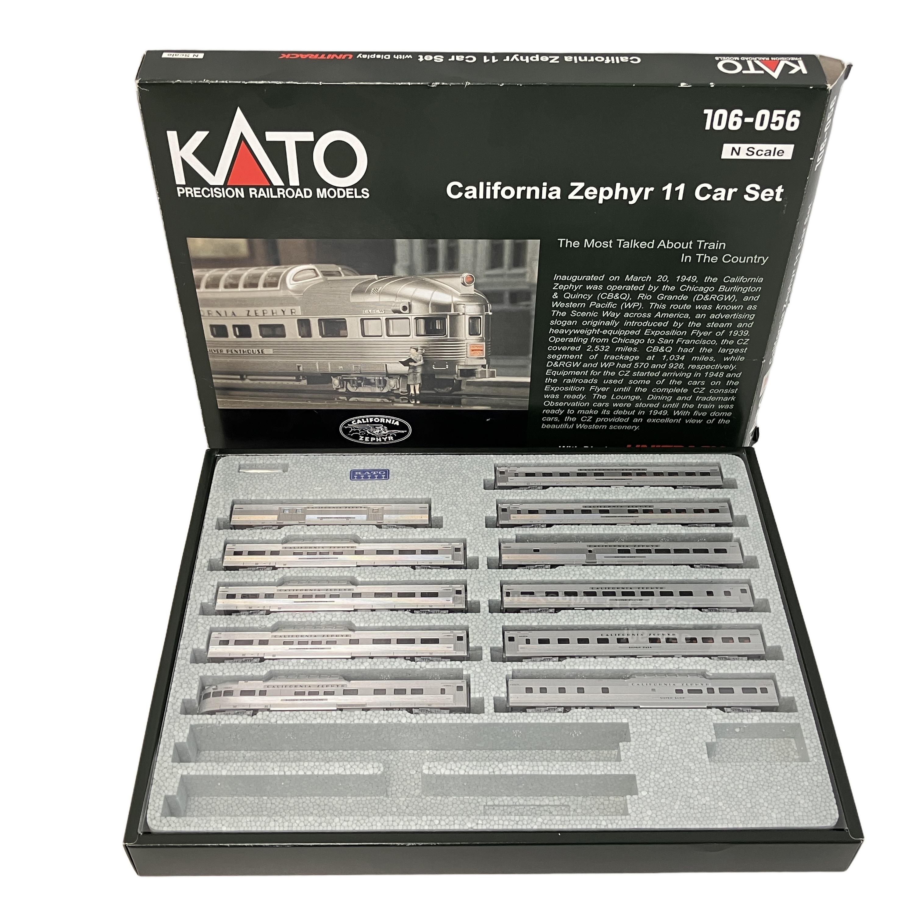 KATO 106-056 California Zephyr 鉄道模型