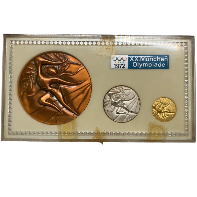 ミュンヘンオリンピック メダル 純金18.2g 純銀30.7g