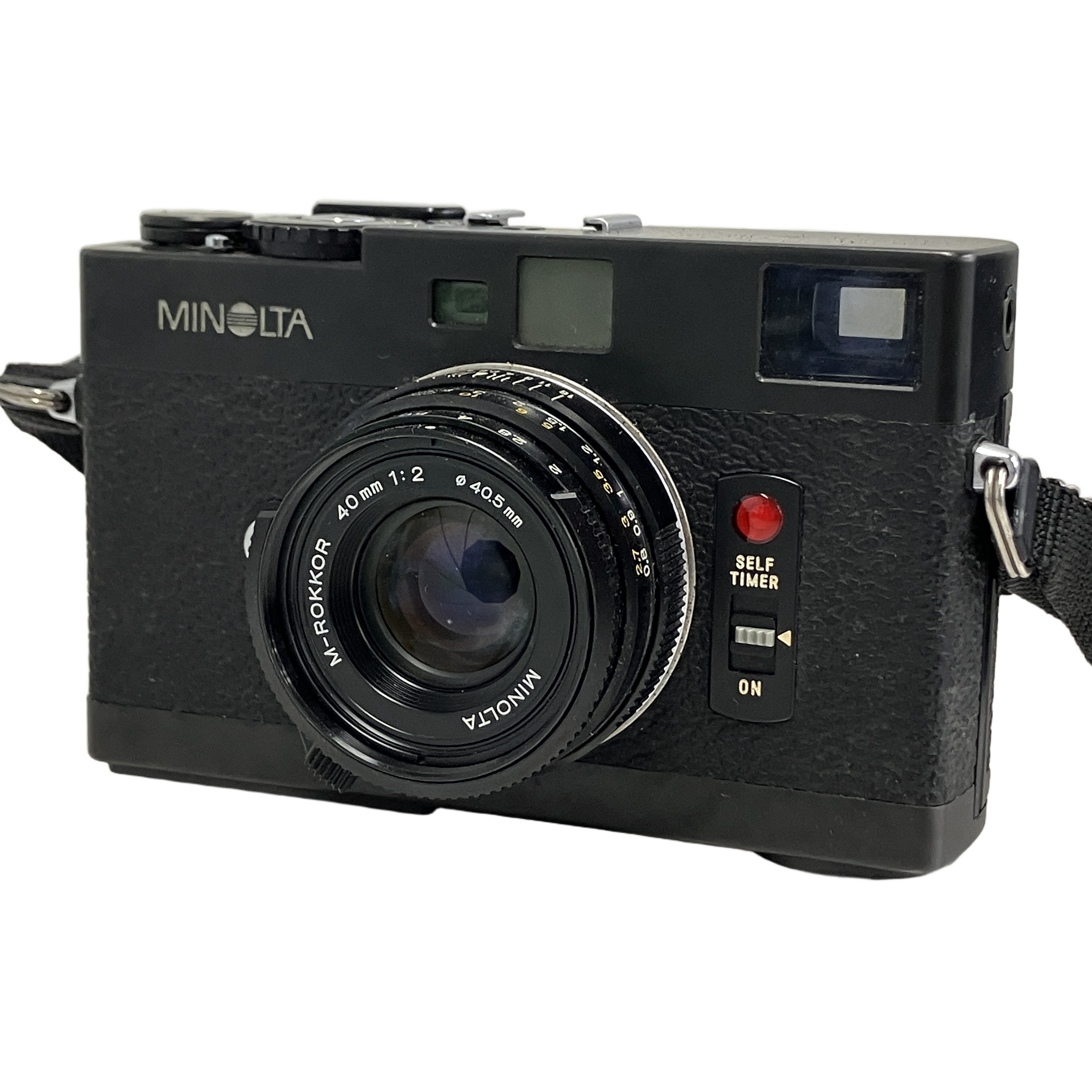 ★MINOLTA ミノルタ M-ROKKOR 40mm F2 CLE用 シルバー系 1981年製 レンズ ジャンク 研究用や修理のベースに★