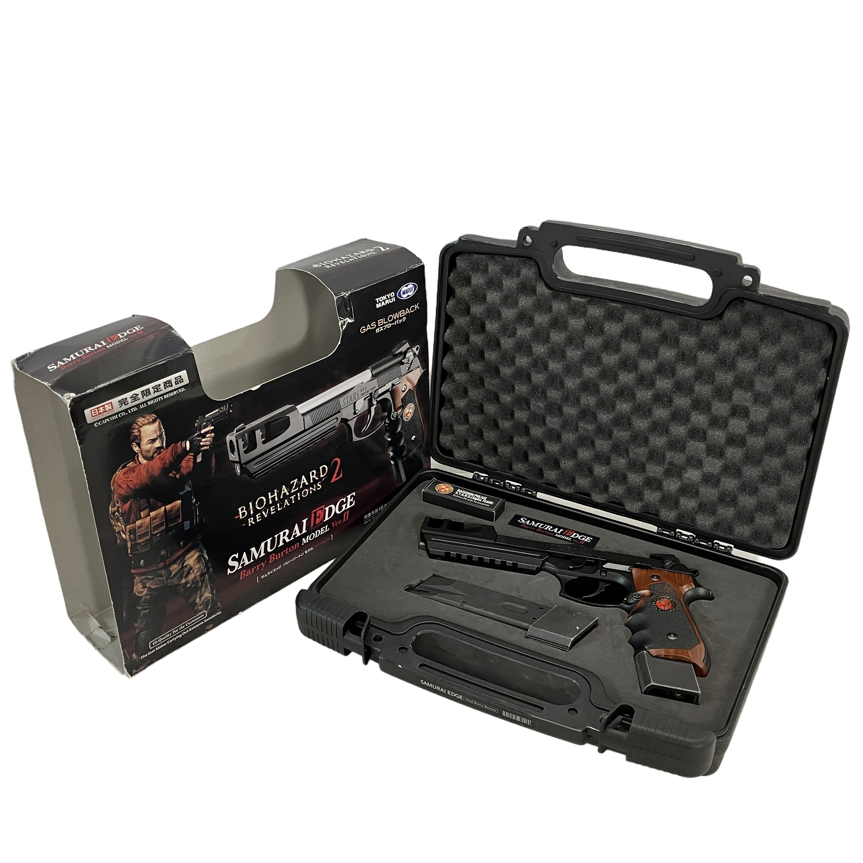 TOKYO MARUI SAMURAI EDGE BIOHAZARD2 Barry Burton MODEL Ver.II エアガン