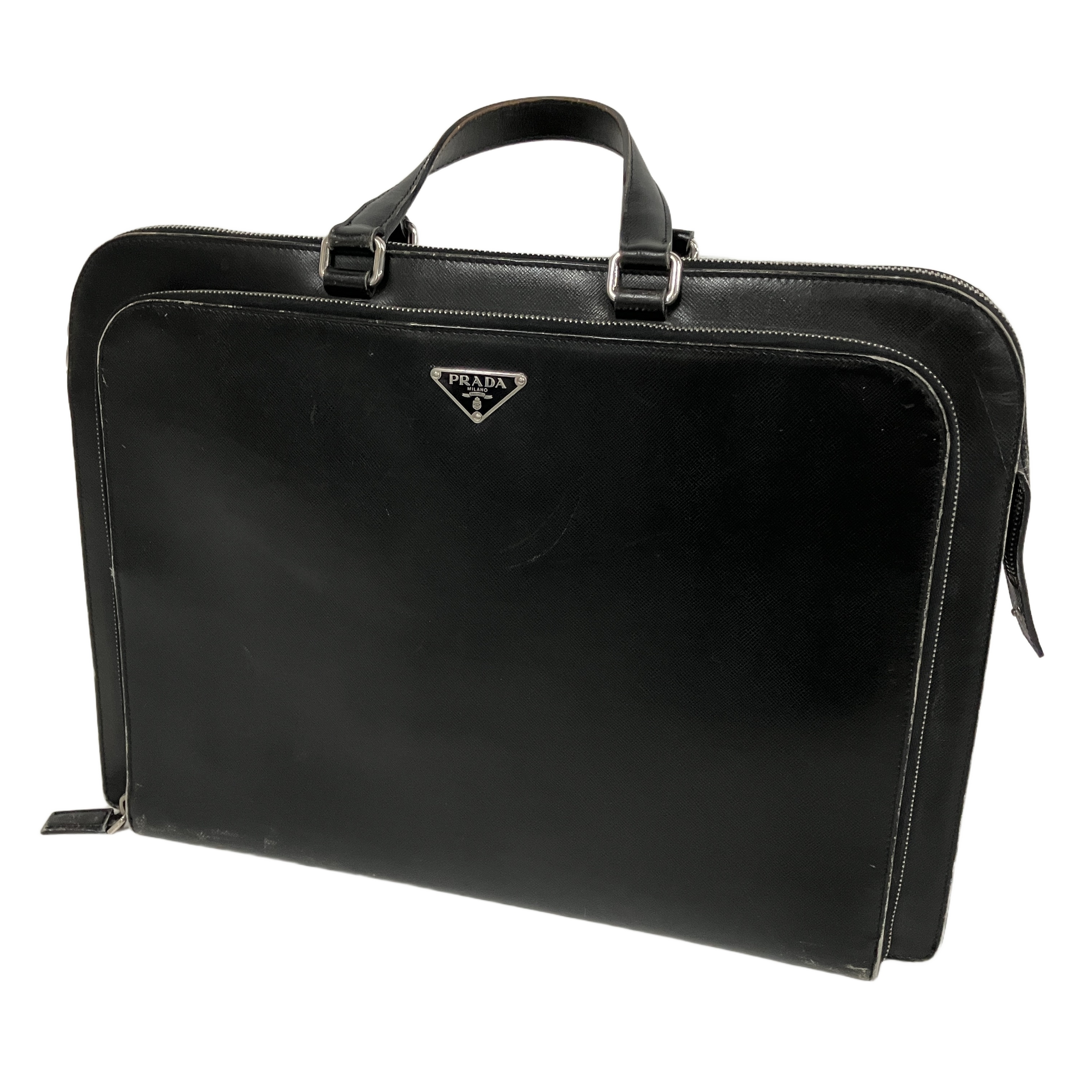PRADA サフィアーノ ビジネスバッグ