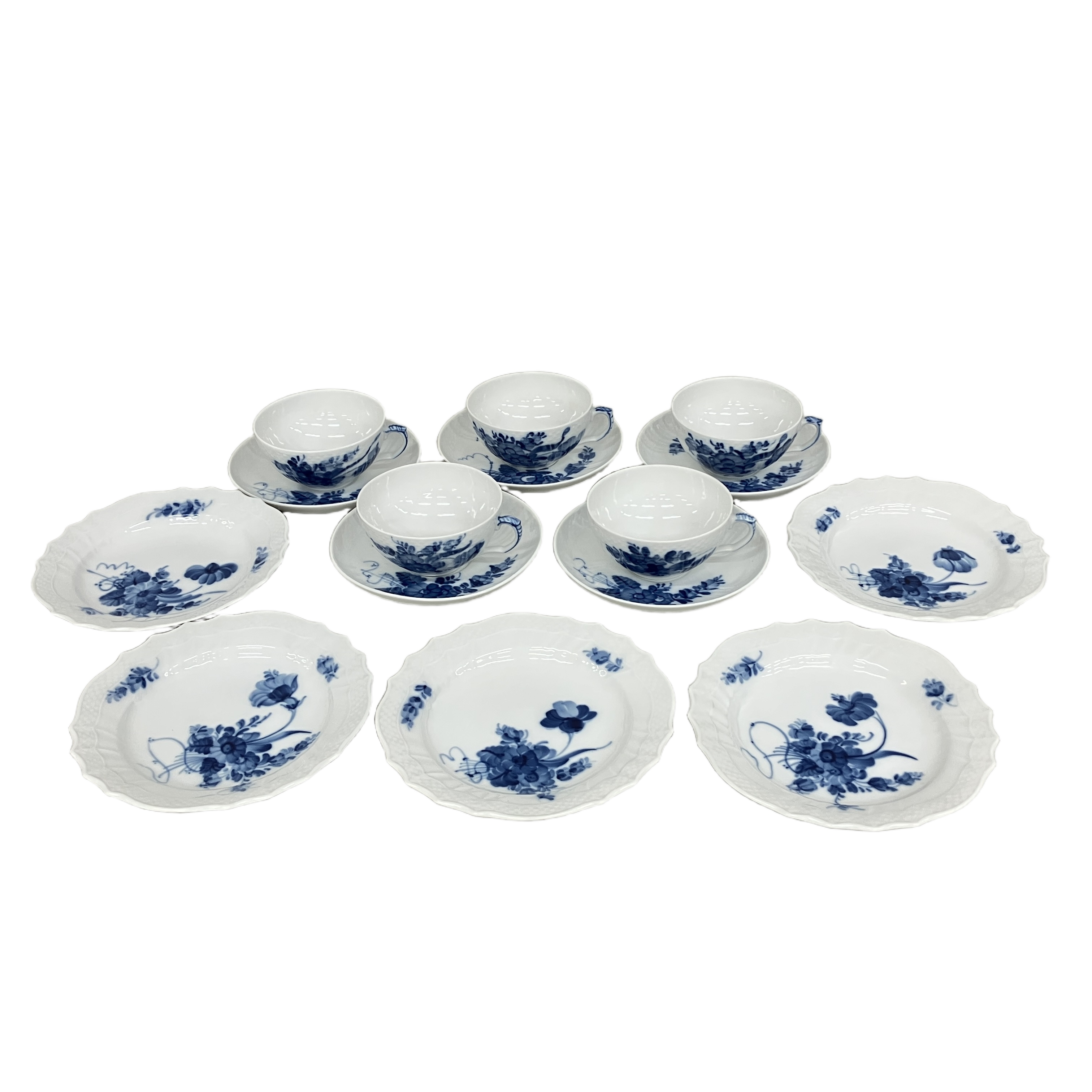 ROYAL COPENHAGEN ブルーフラワーカーブ 081 082 カップソーサー ディナープレート