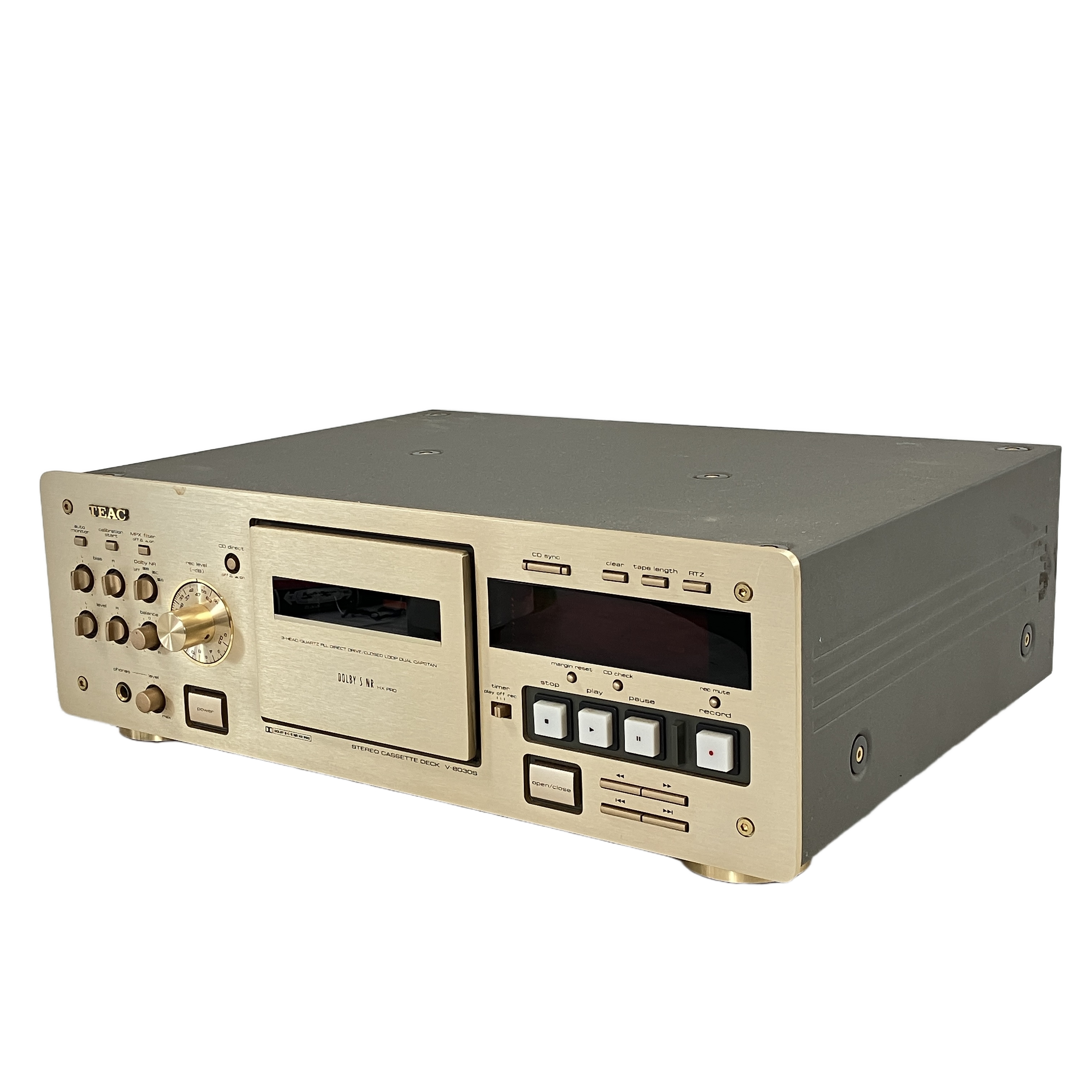 ★TEAC V-8030S 3ヘッド カセットデッキ ジャンク★