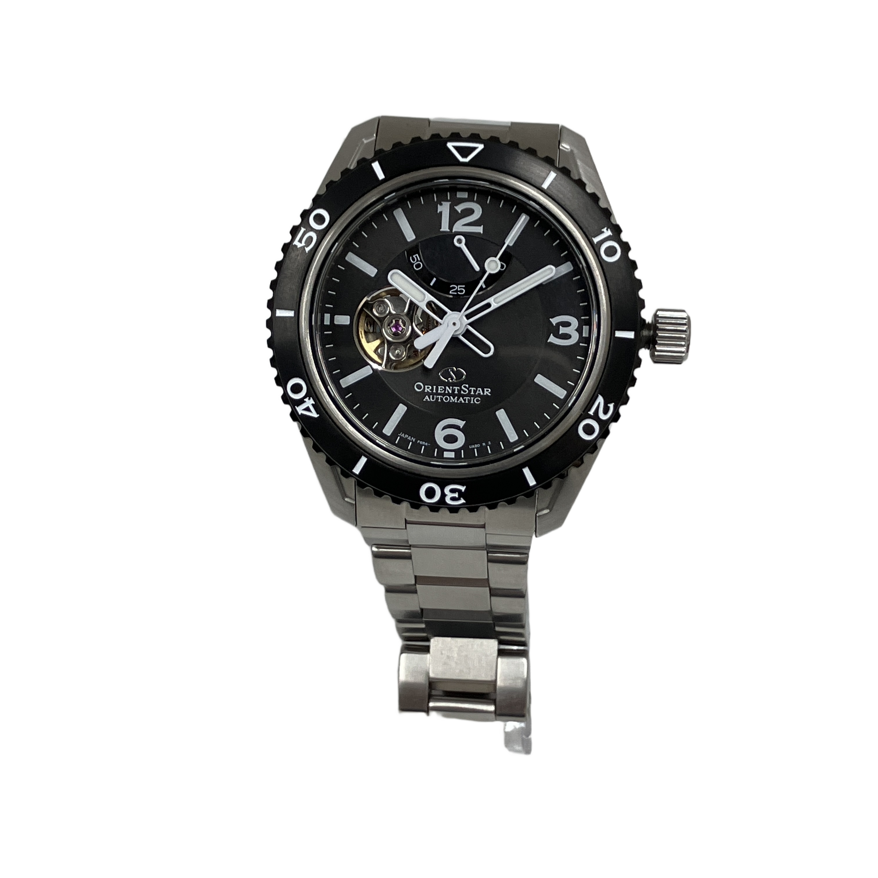 ORIENT STAR RK-AT0101B セミスケルトン 腕時計