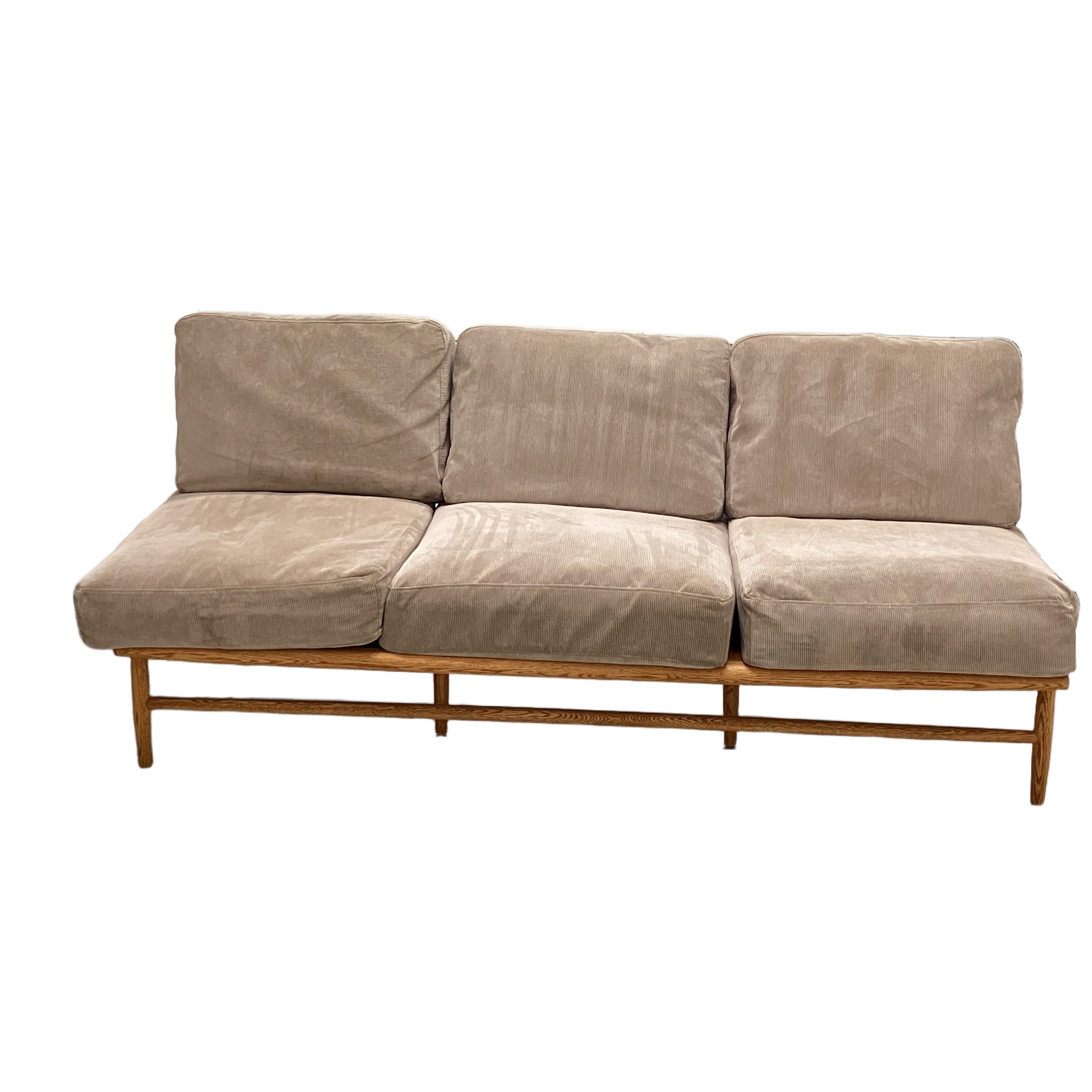 MOMONATURAL モモナチュラル CLOUD SOFA 3P クラウド 3人掛け ソファ オーク 無垢材 中古