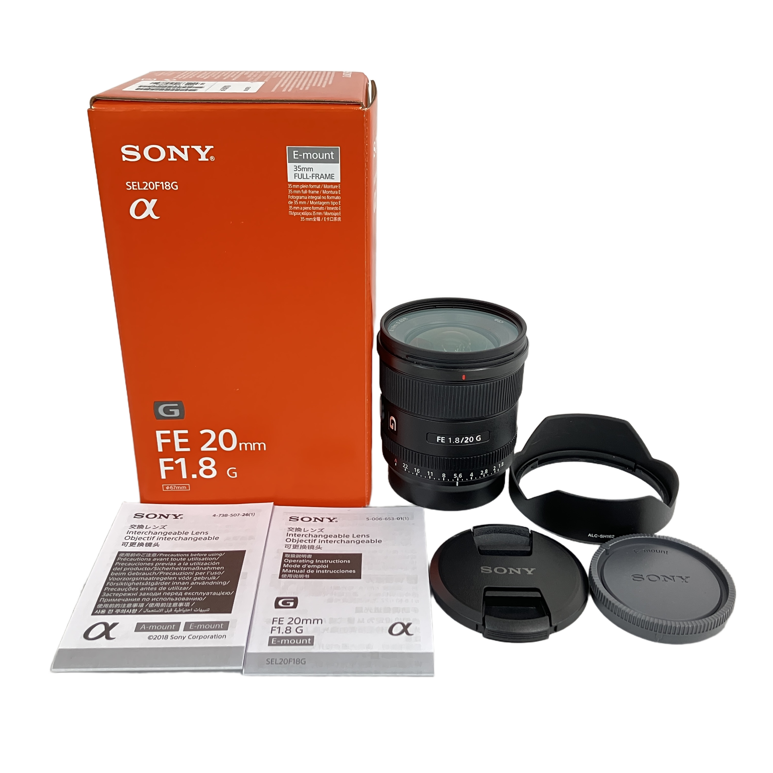 SONY SEL20F18G カメラレンズ 20mm F1.8G