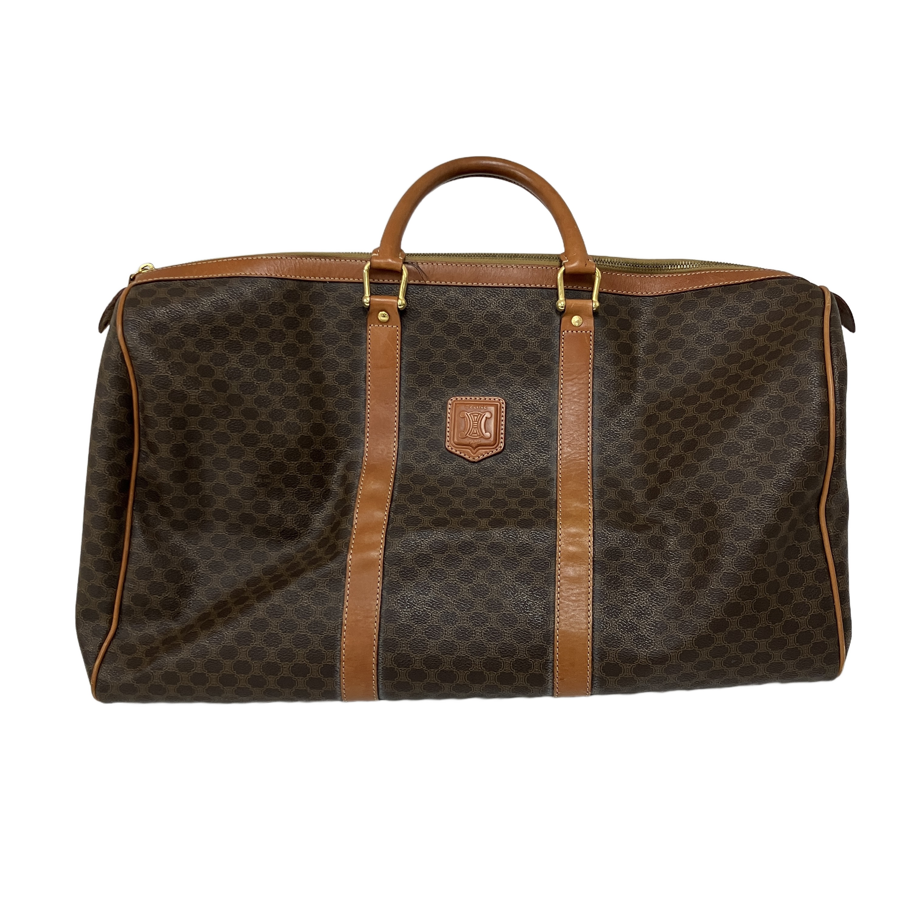 CELINE マカダム ボストンバッグ