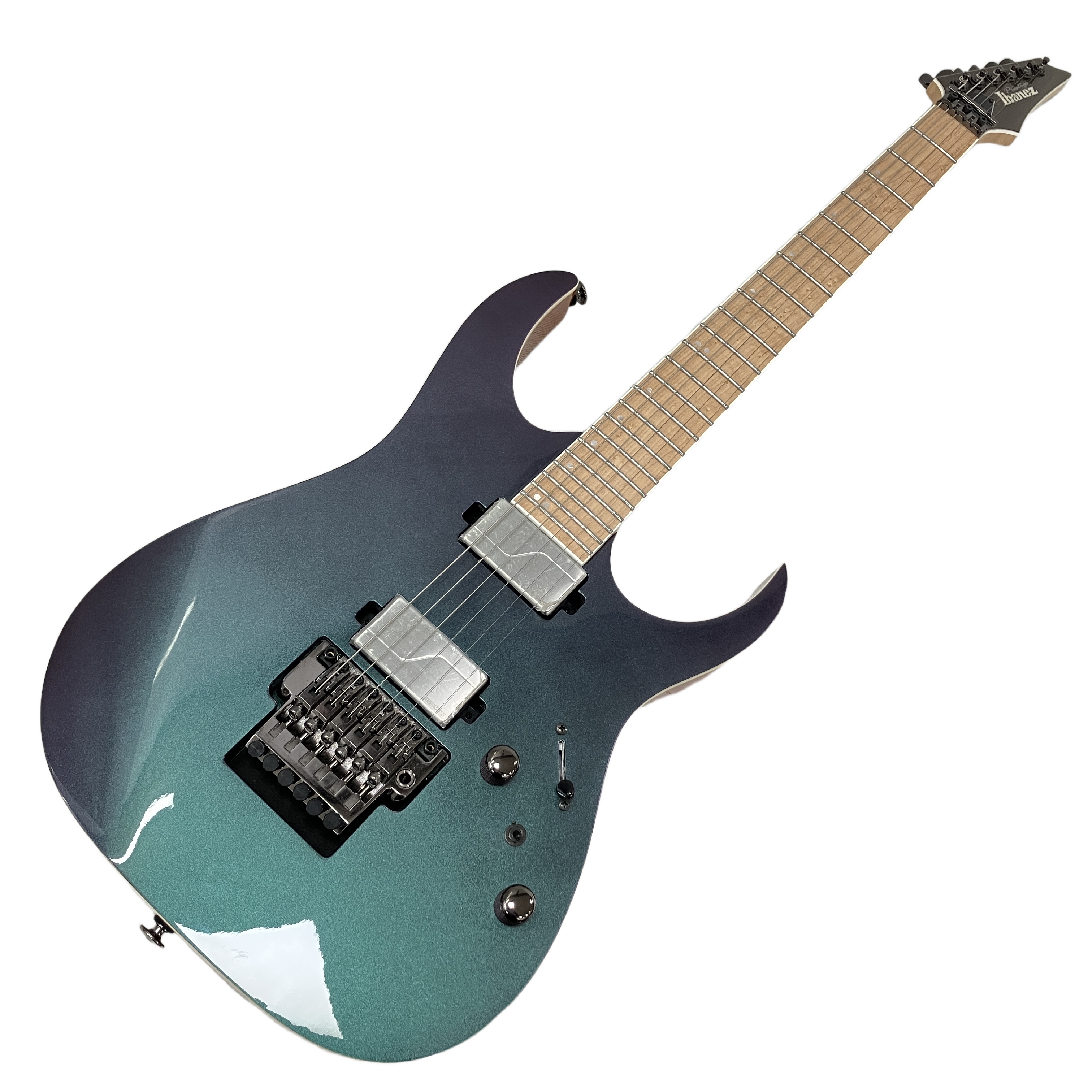 Ibanez RG5120M-PRT (Polar Lights / Prestigeシリーズ):Fishmanピックアップと極薄ネックが融合した、日本製メタルマシンの到達点。
