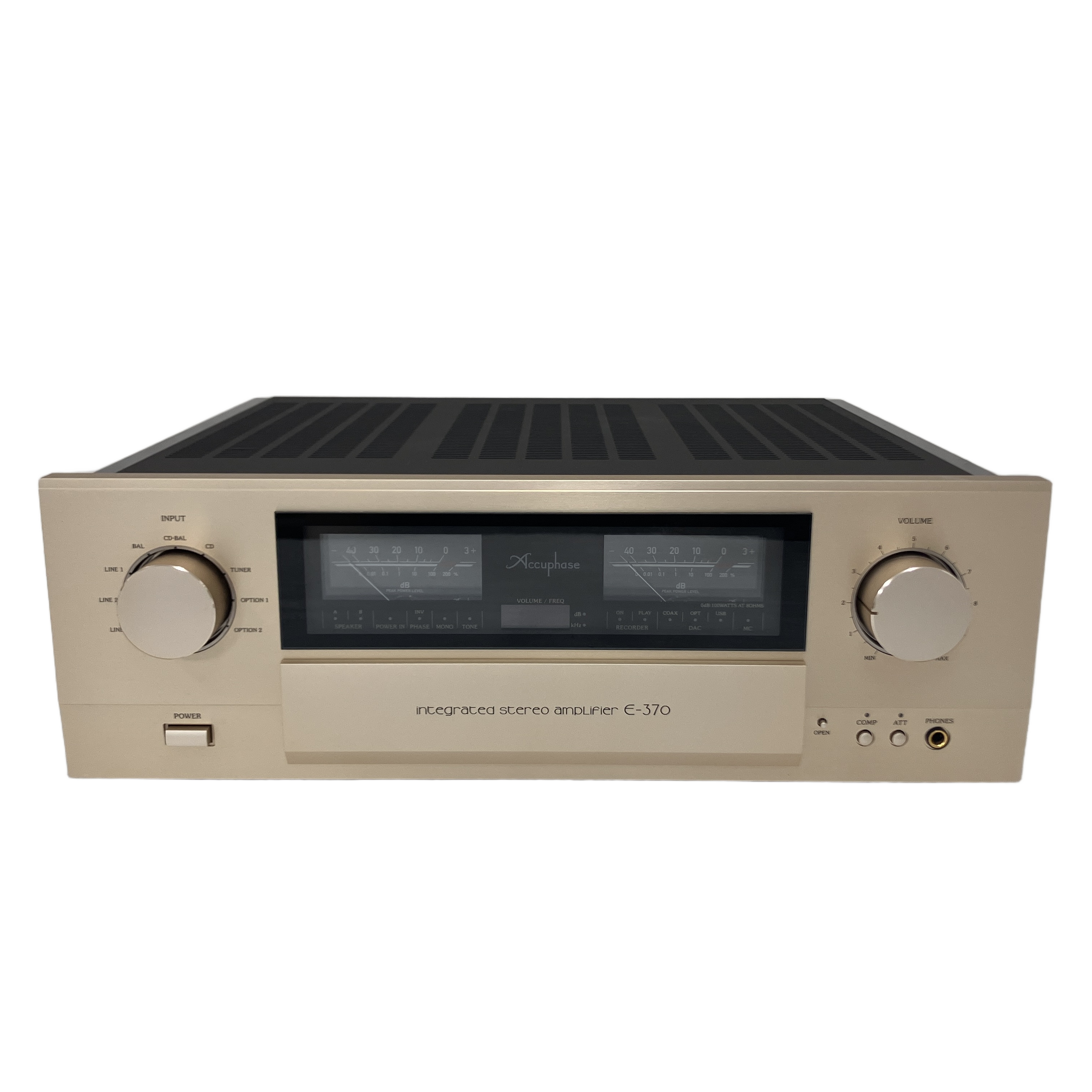 Accuphase E-370 (インテグレーテッド・アンプ / プリメインアンプ):伝統と革新が交差する、アキュフェーズが誇るAB級の絶対的スタンダード。
