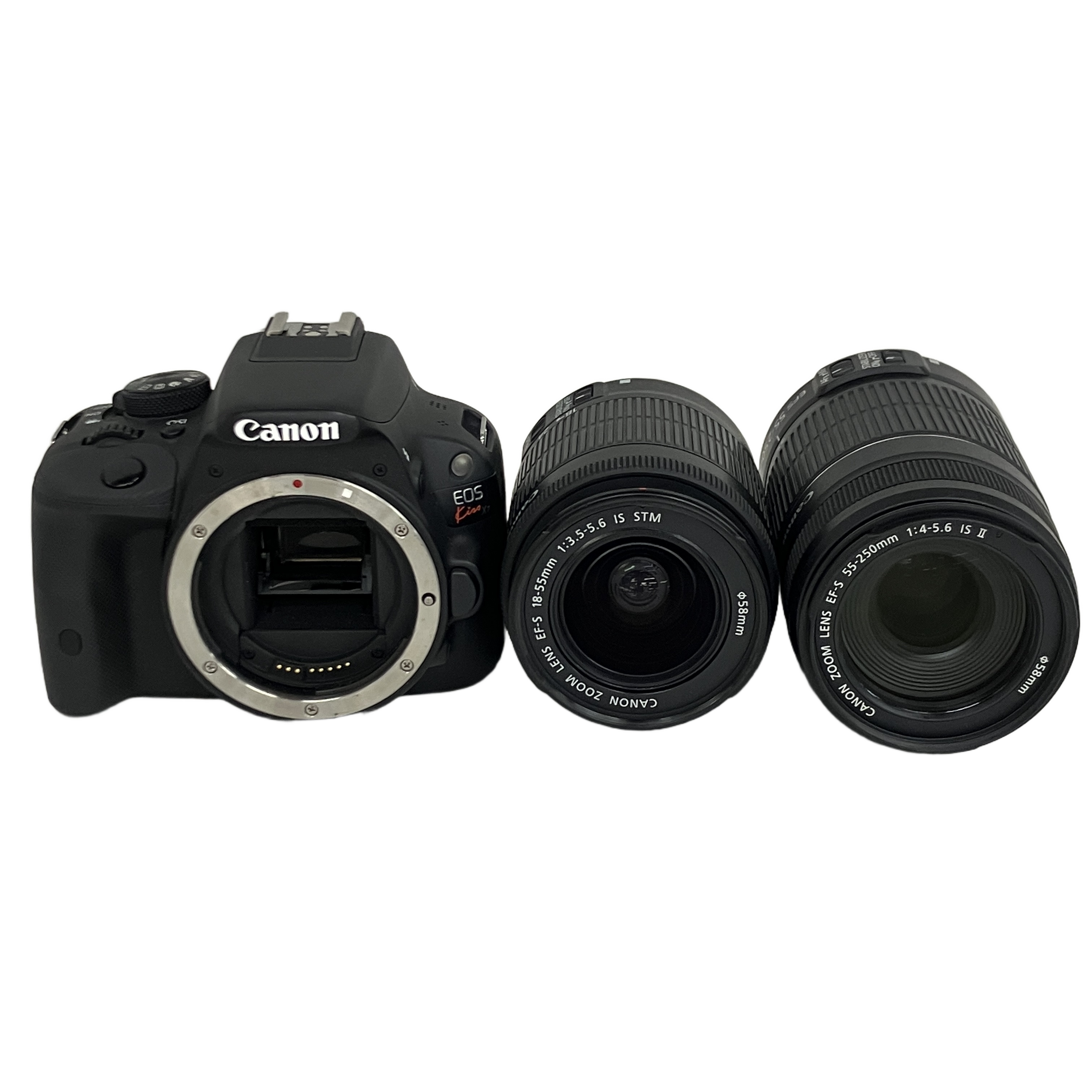 CANON EOS Kiss X7 デジタル一眼レフ 18-55mm 55-250mm