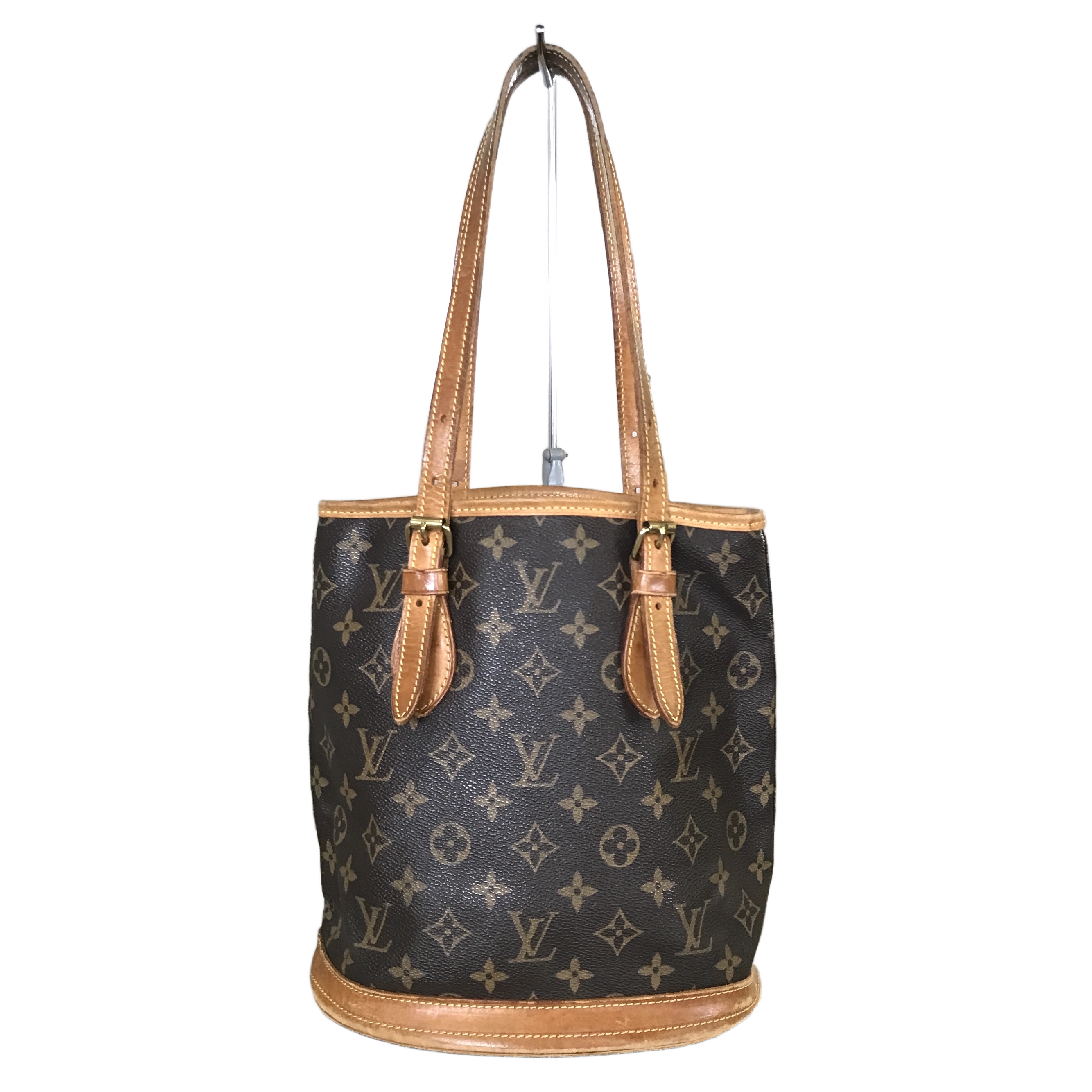 LOUIS VUITTON モノグラム バケット GM ショルダーバッグ