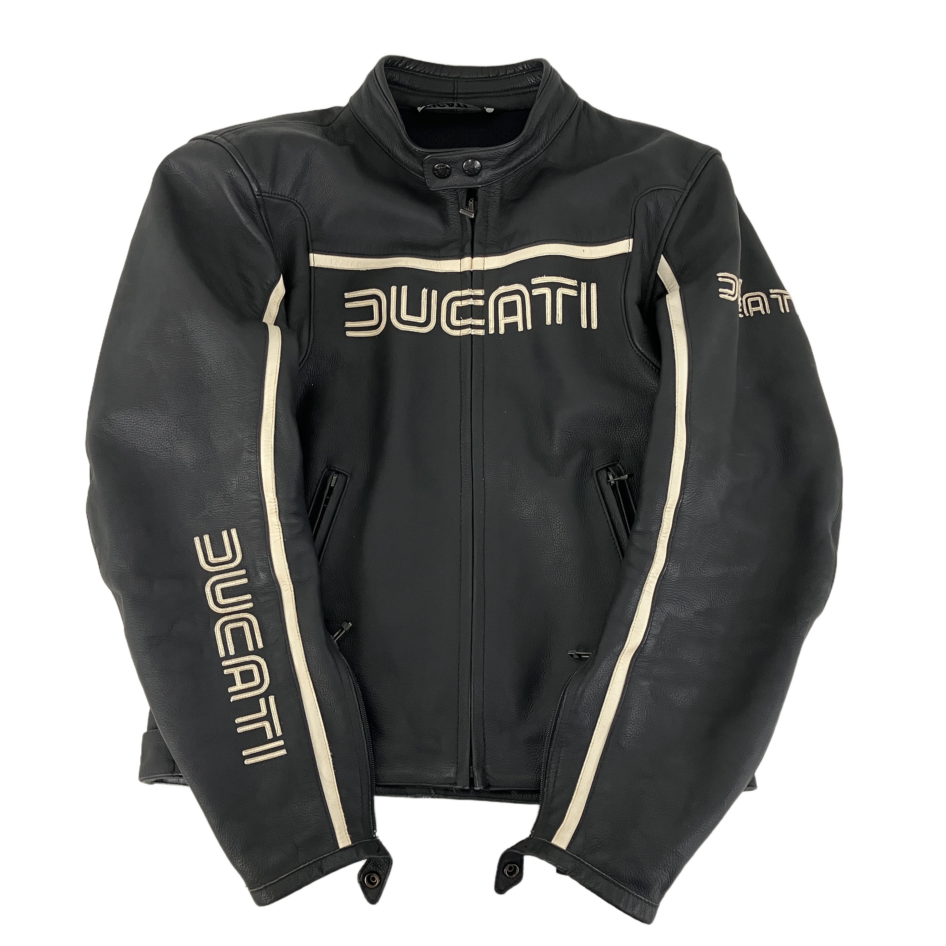 DUCATI DAINESE レザー バイク ジャケット 48サイズ ファッション 中古