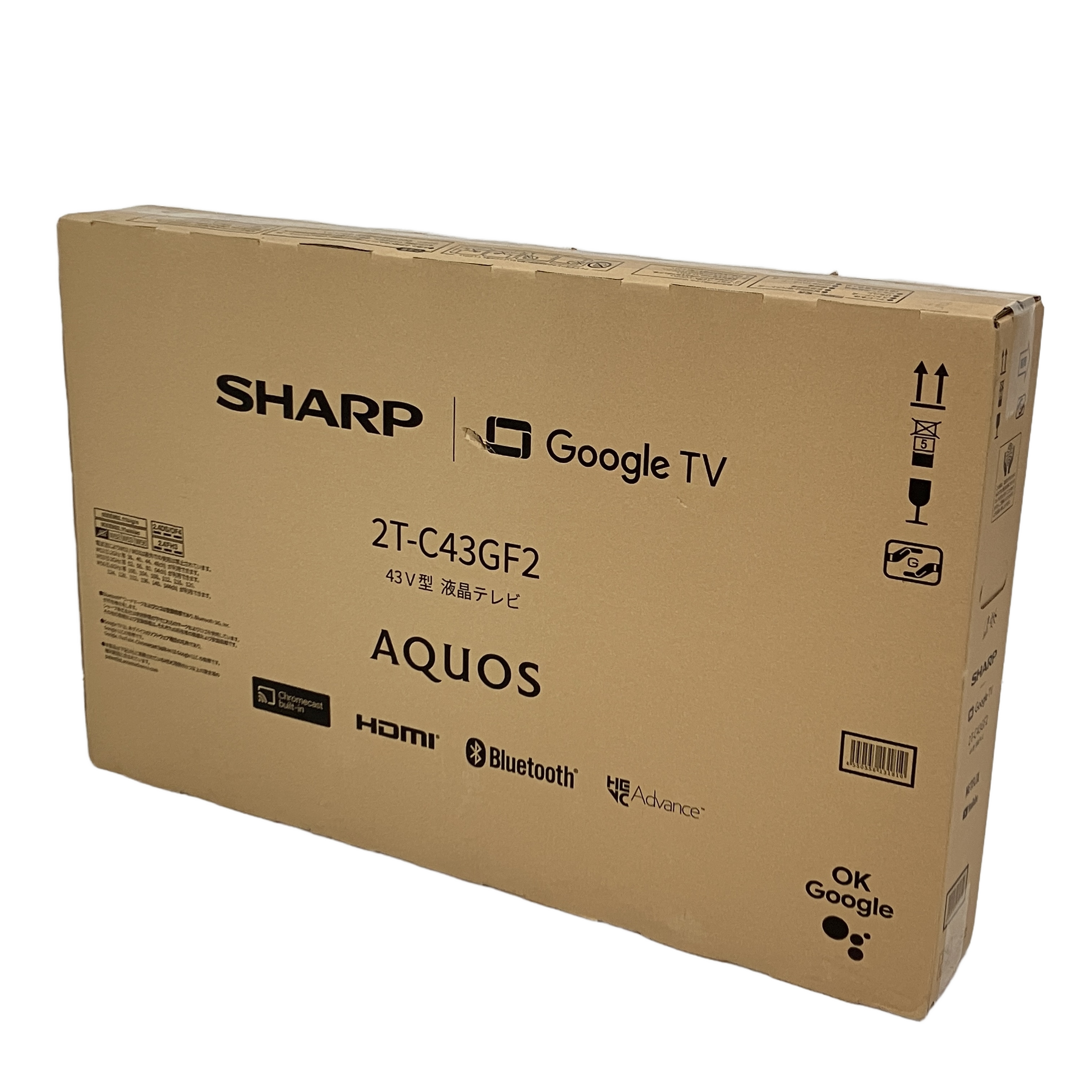 SHARP AQUOS 2T-C43GF2 テレビ 43インチ