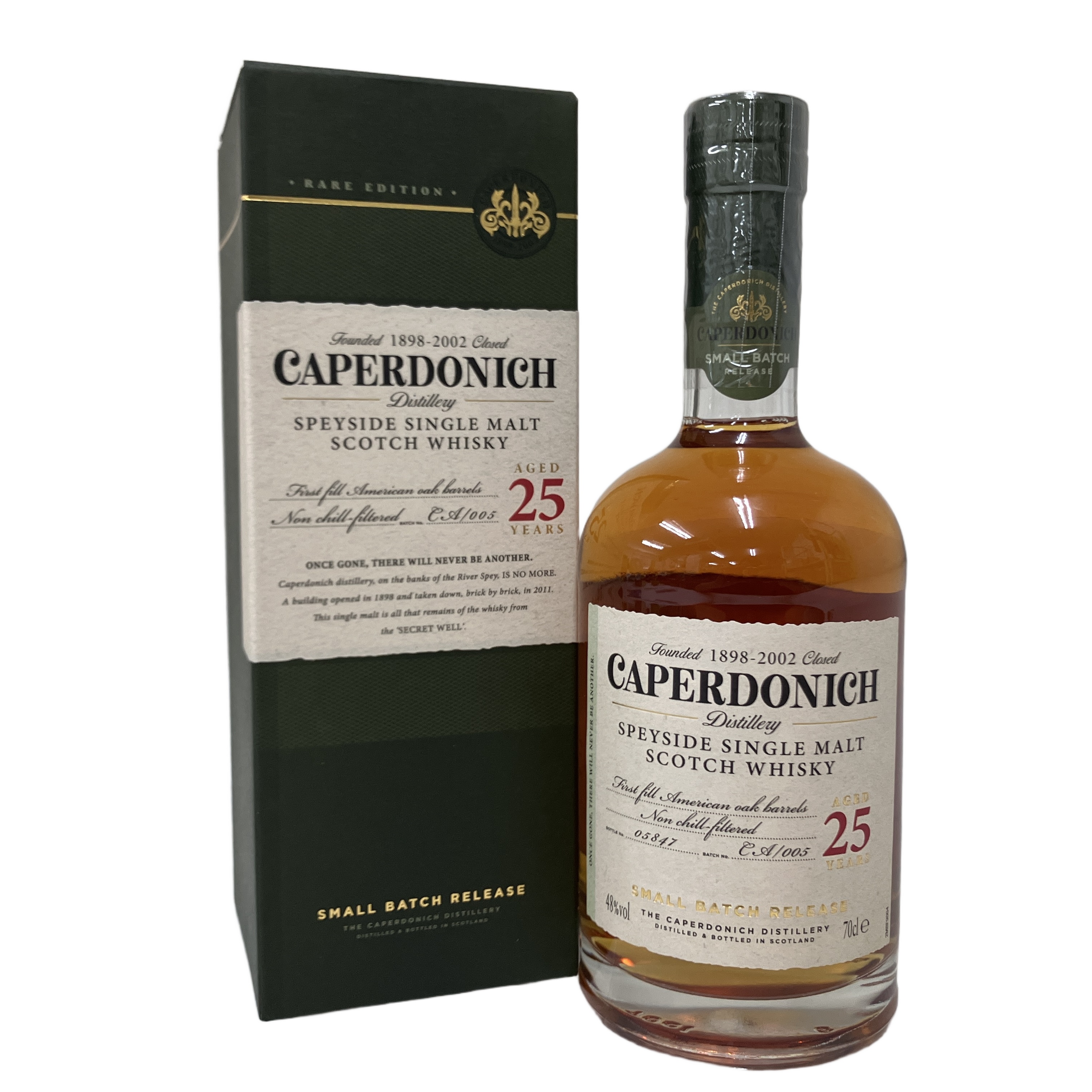 CAPERDONICH 25年 スモールバッチ ウイスキー 48% 700ml