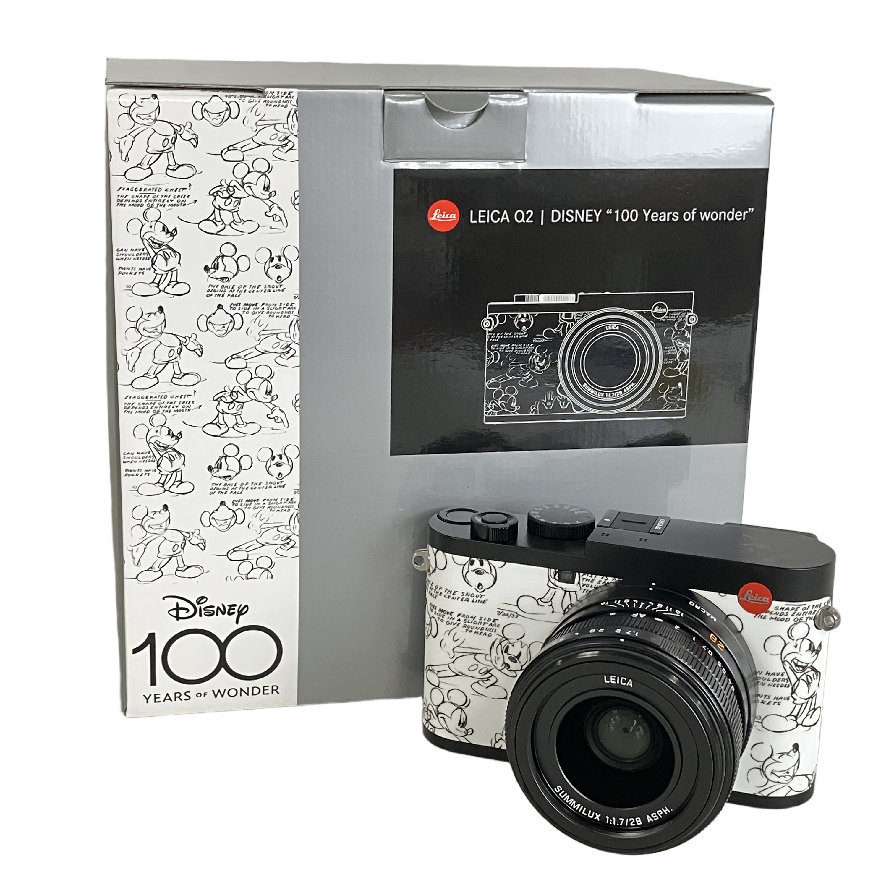 Leica Q2 "Disney 「100 Years of Wonder」" (ディズニー100周年記念限定モデル / 世界540台限定):カメラの至宝に宿るアニメーションの魔法。伝統の描写力とディズニーの美学が融合した、極上のコレクターズ・ピース。