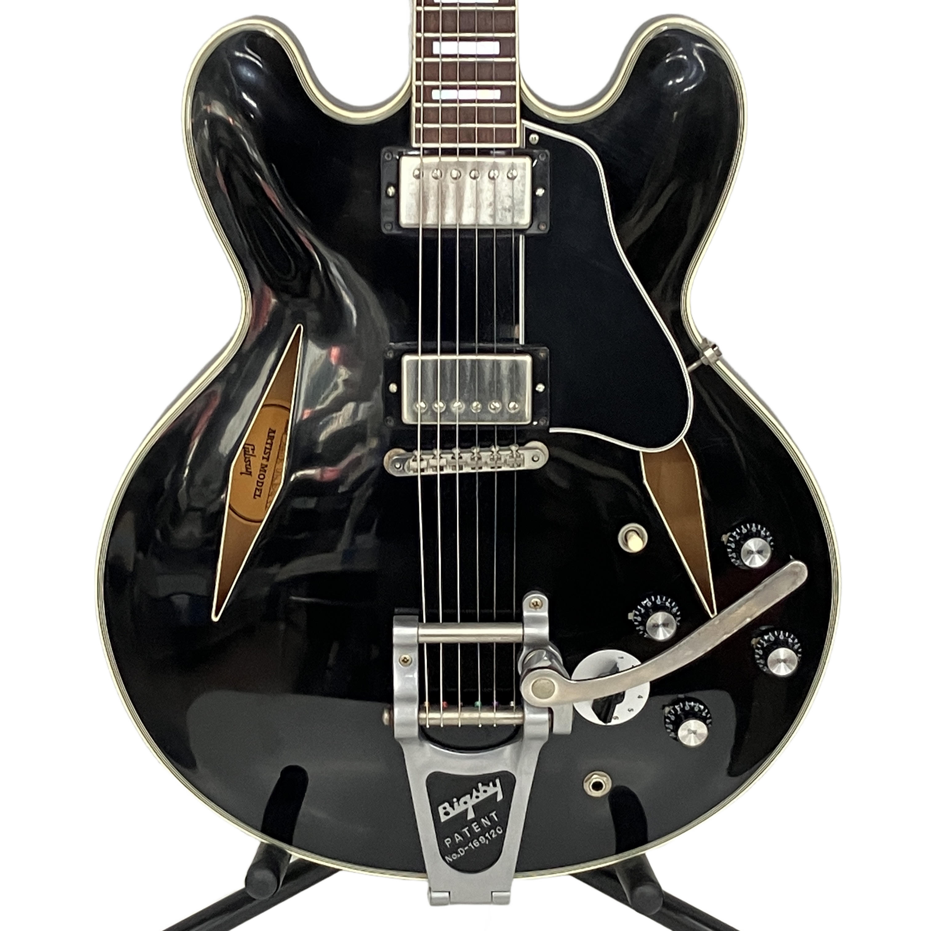 Gibson Shinichi Ubukata ES-355 Vintage Ebony VOS:漆黒のボディに宿る日本のロックの魂。生形真一氏の美学が結晶化した、至高のシグネチャー。