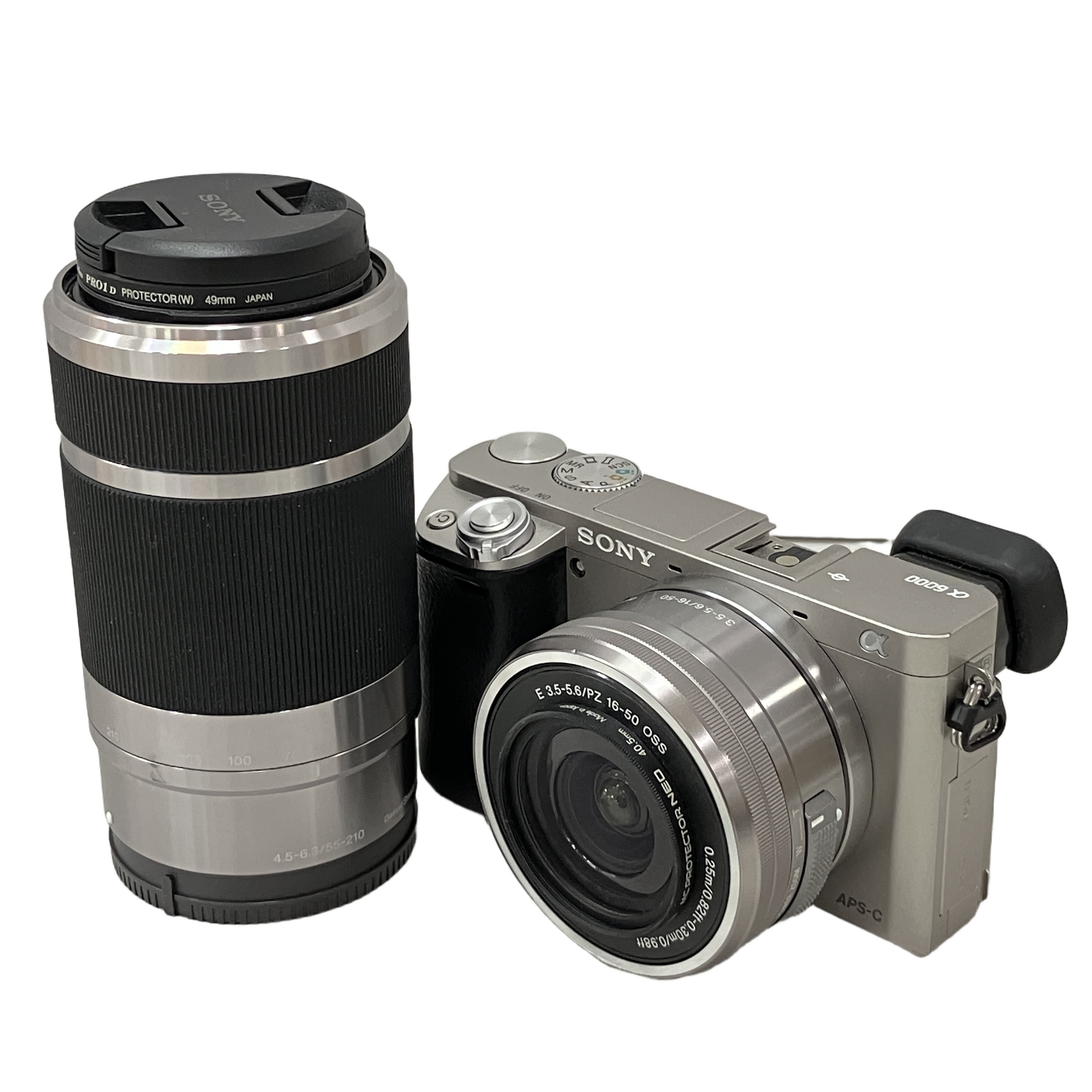 ★ソニー α6000 ILCE-6000Y ダブルズームレンズキット シルバー 初心者も安心の本格セット★
