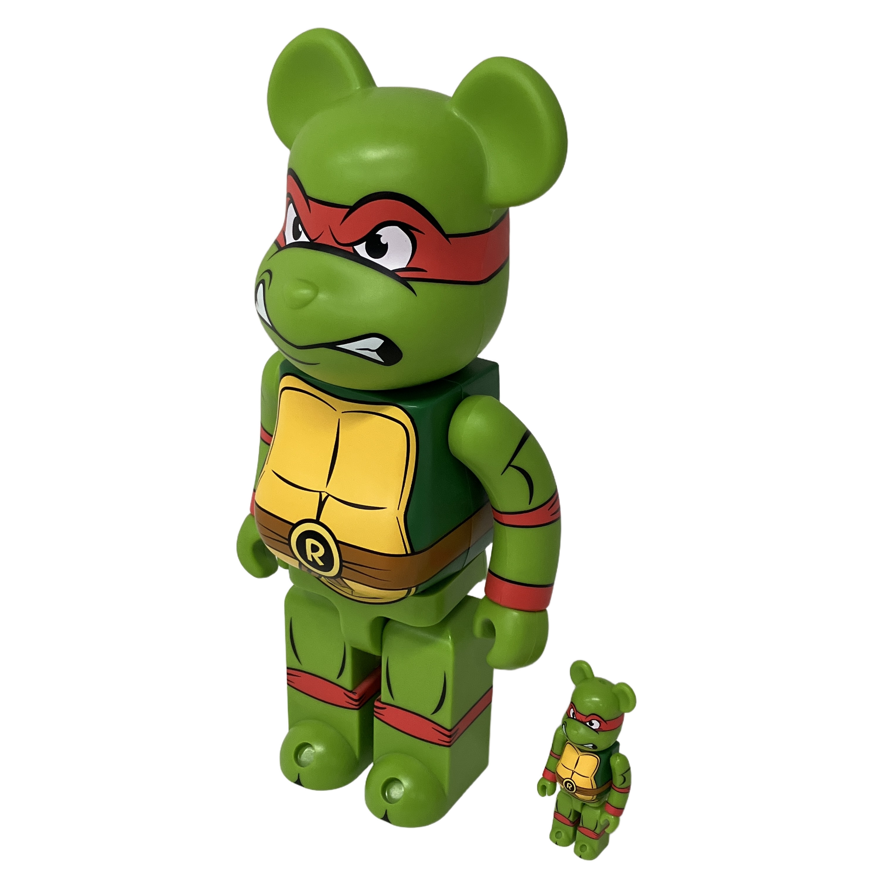 MEDICOM TOY BE@RBRICK TEENAGE MUTANT NINJA TURTLES RAPHAEL CHROME フィギュア