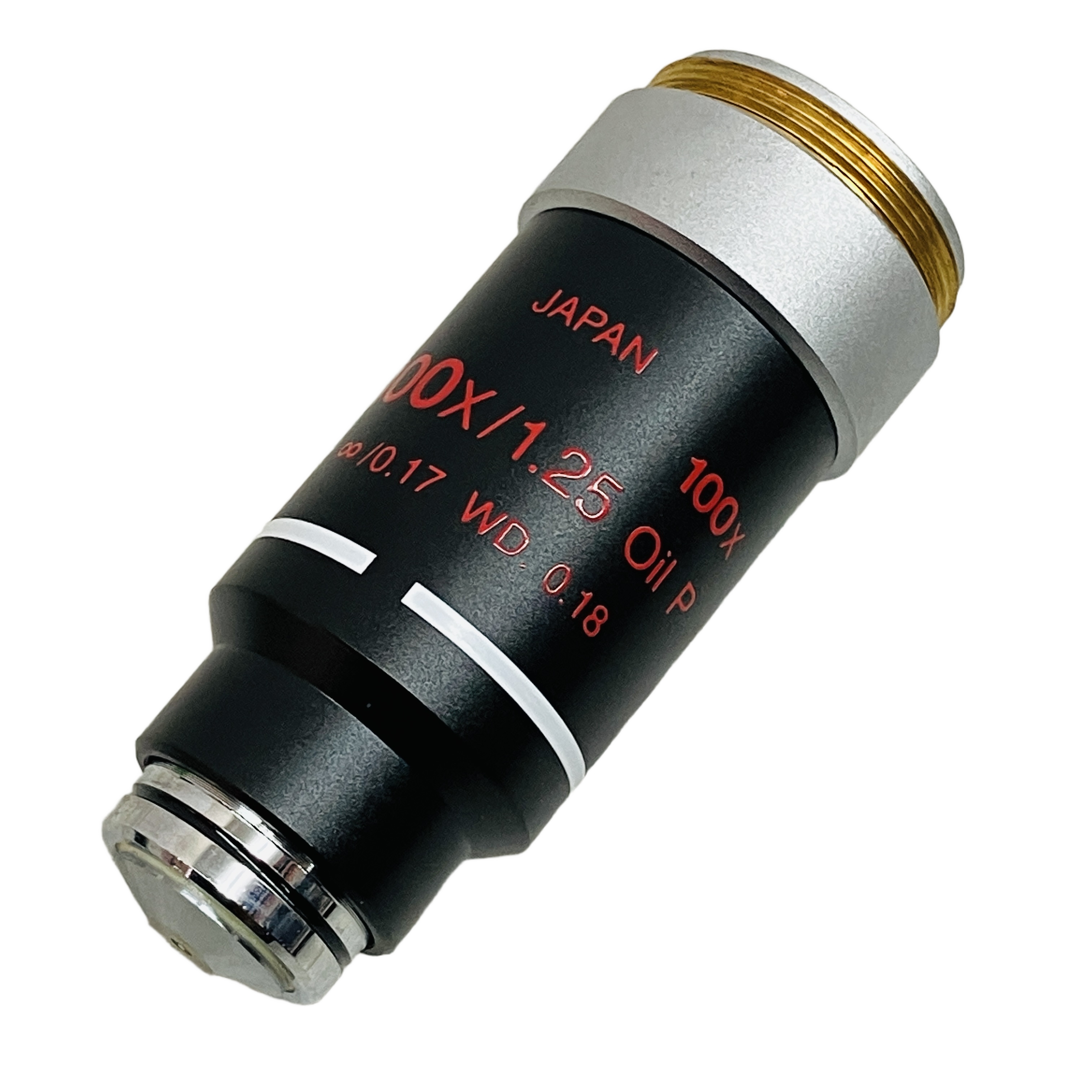 Nikon CFI アクロマート P 100x/1.25 Oil ∞/0.17 WD 0.18 顕微鏡用対物レンズ ニコン 中古