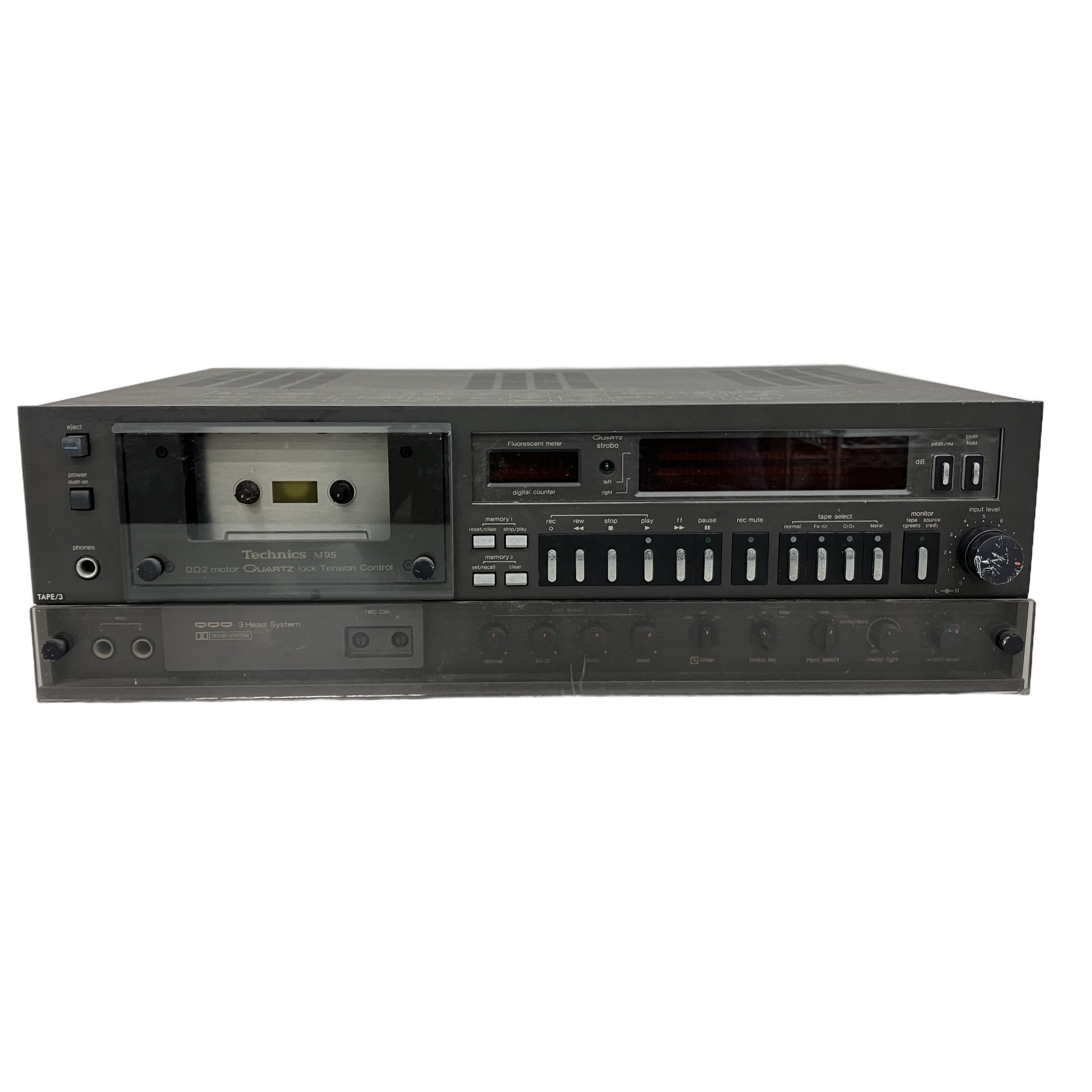 Technics RS-M95 (3ヘッド・クォーツDD搭載 フラッグシップモデル):メタルテープ黎明期の最高峰。アナログオーディオ黄金期の熱狂を宿す、重量級の最高級デッキ。