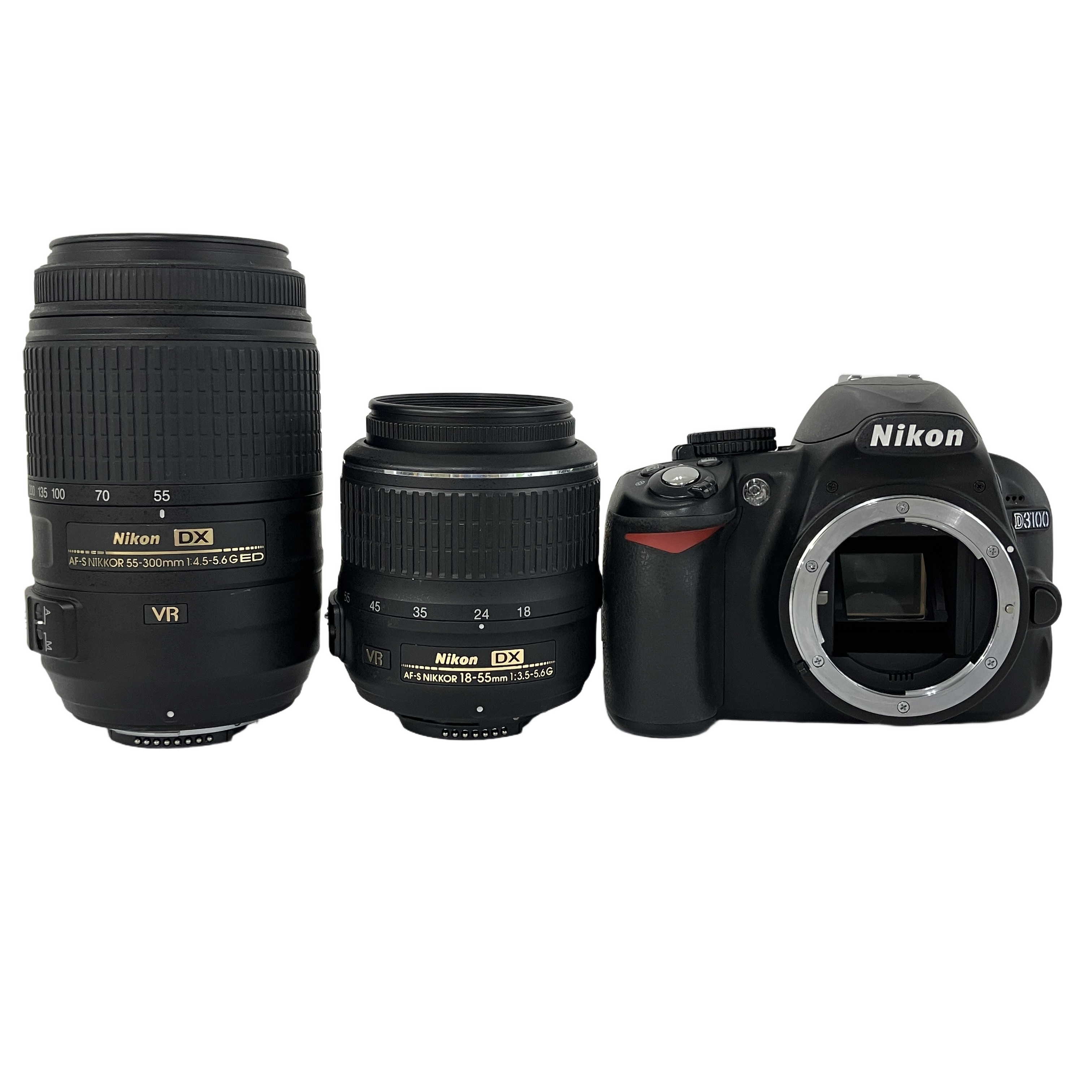 NIKON D3100 一眼レフ 18-55mm/55-300mm