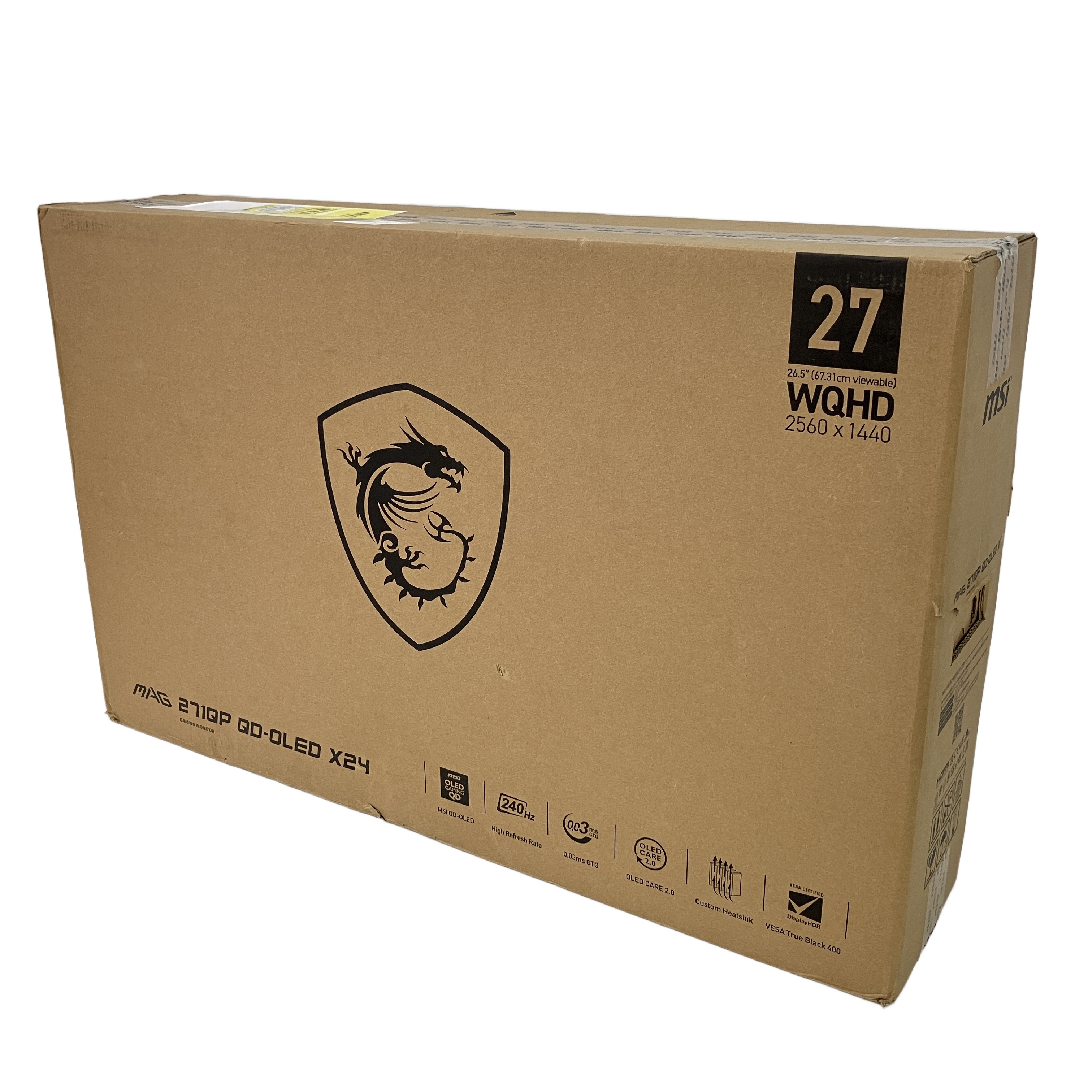 MSI MAG 271QP QD-OLED 液晶モニター 26.5インチ