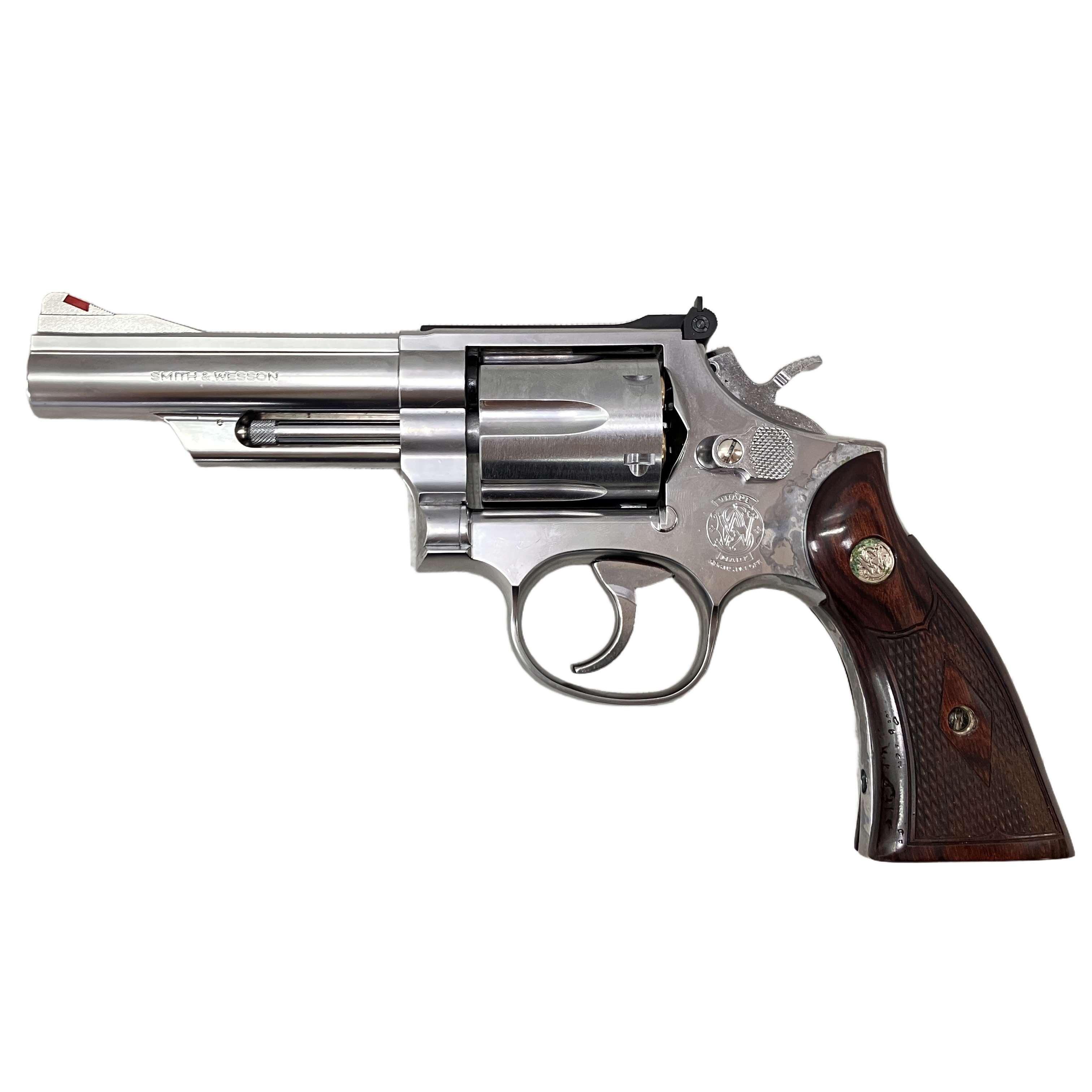 TANAKA WORKS S&W 357 MAGNUM ガスガン シルバー 木製グリップ